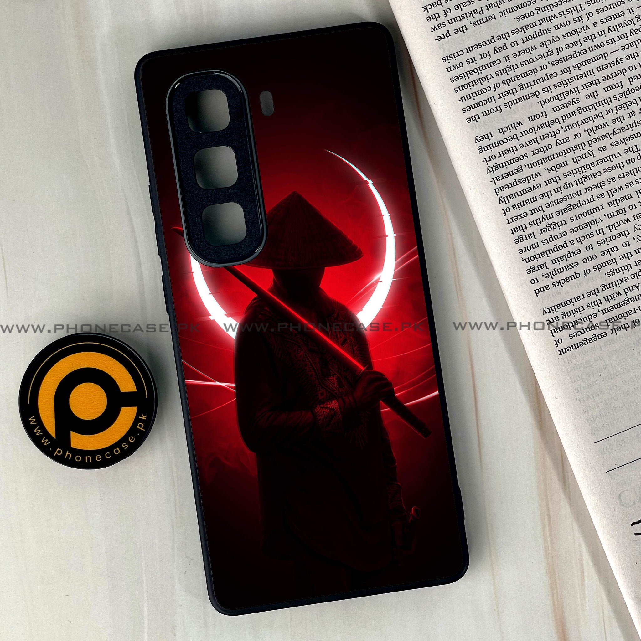 Infinix Hot 60 Pro Plus - Ninja Series - Premium Metal Printed soft Bumper shock Proof Case