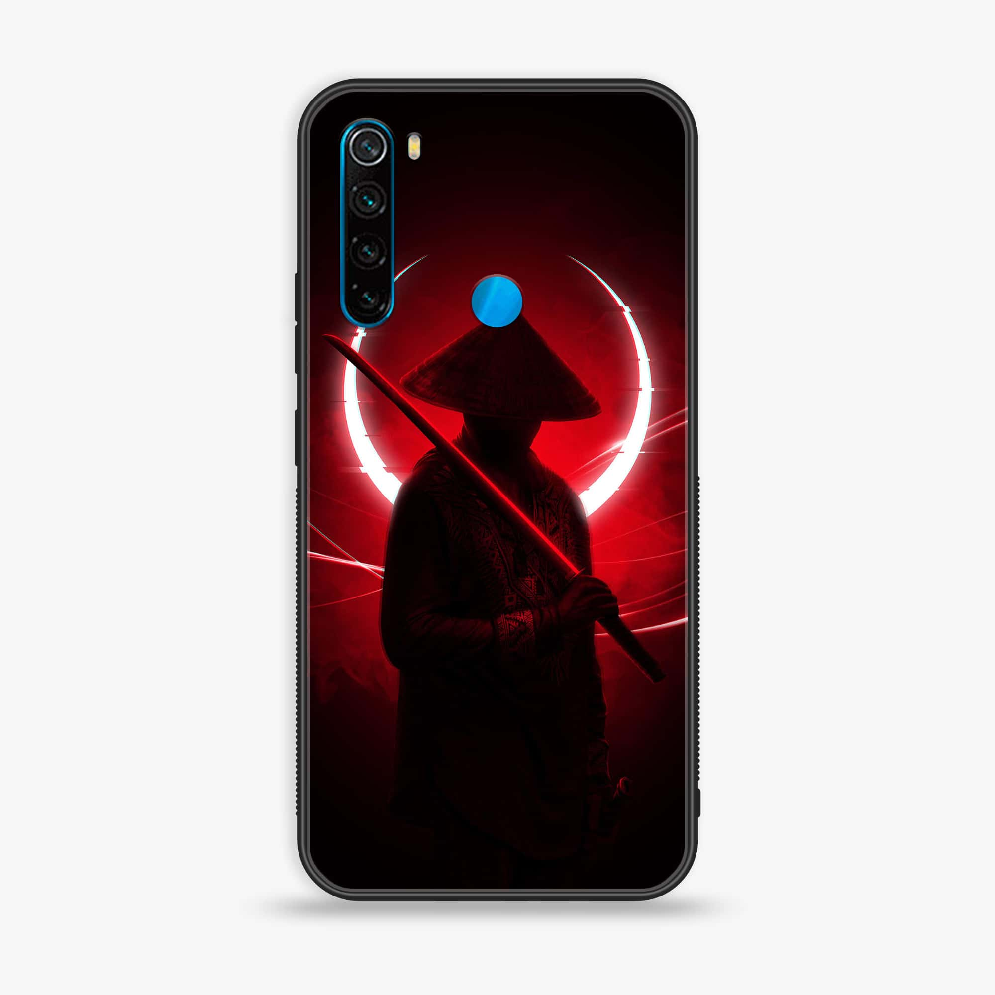 Redmi Note 8 - Ninja Series - Premium Printed Glass soft Bumper shock Proof Case