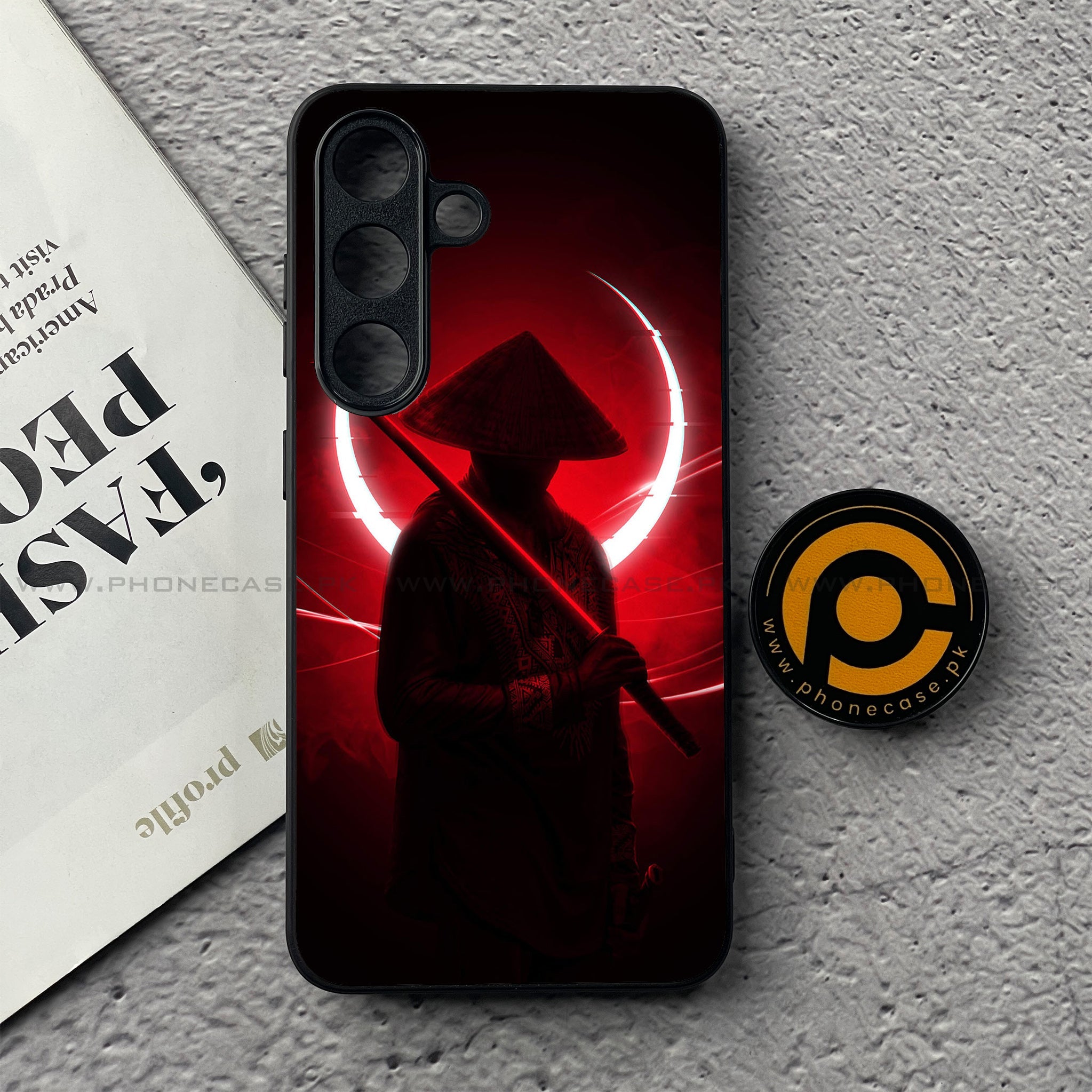 Samsung Galaxy S25 FE - Ninja Series - Premium Metal Printed soft Bumper shock Proof Case
