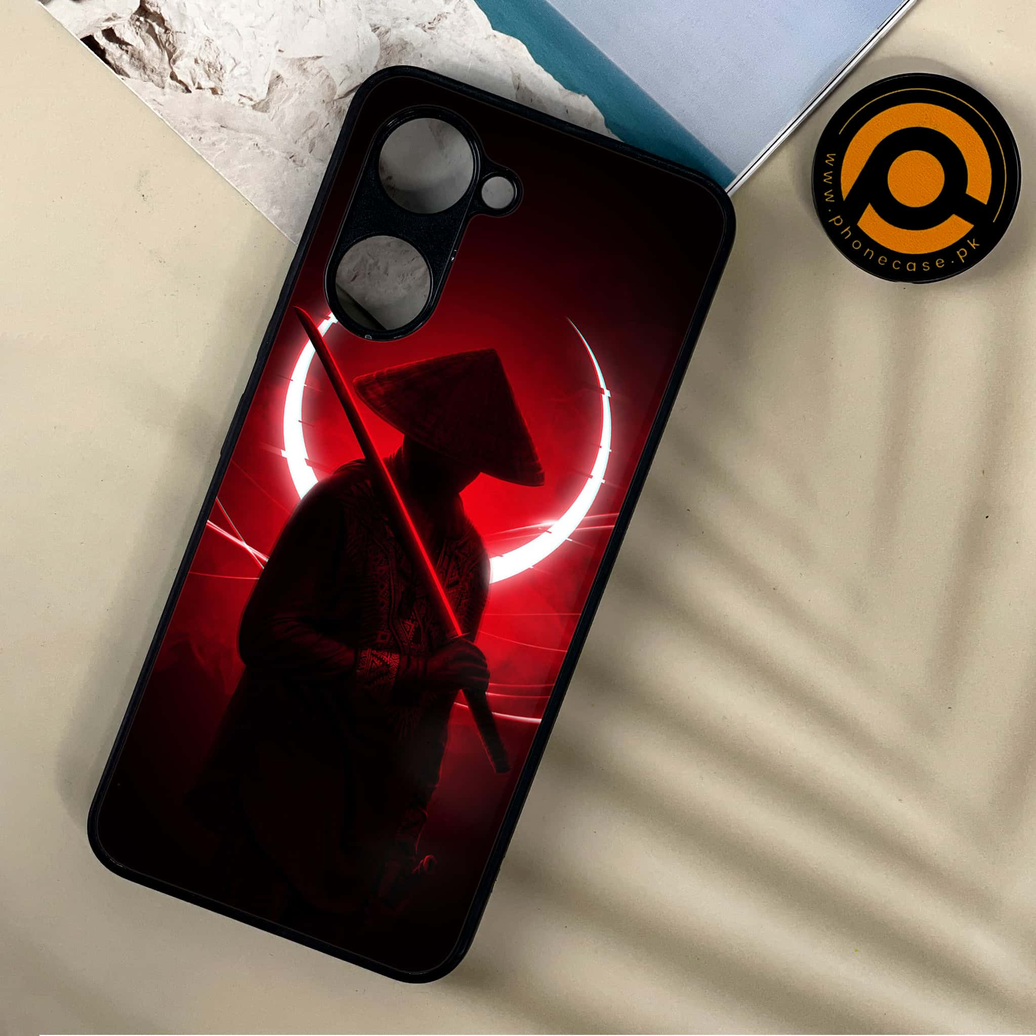 Vivo Y03 - Ninja Series - Premium Printed Metal soft Bumper shock Proof Case