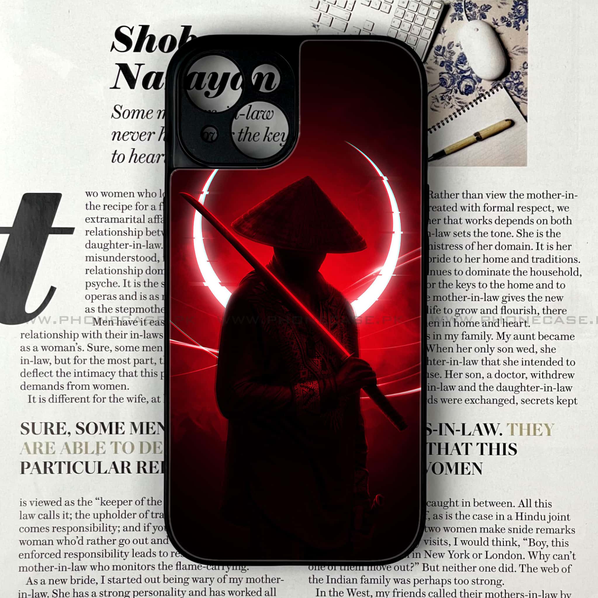 iPhone 14 - Ninja series - Premium Metal Printed soft Bumper shock Proof Case