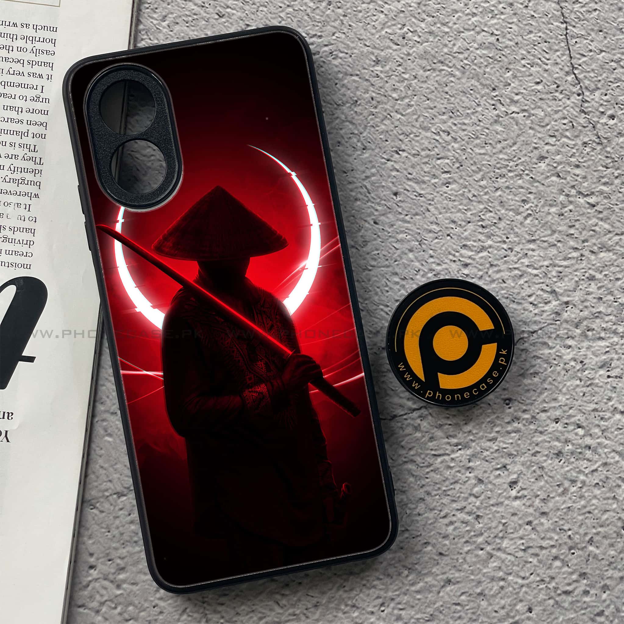 Oppo A18 4G - Ninja Series - Premium Printed Glass soft Bumper shock Proof Case