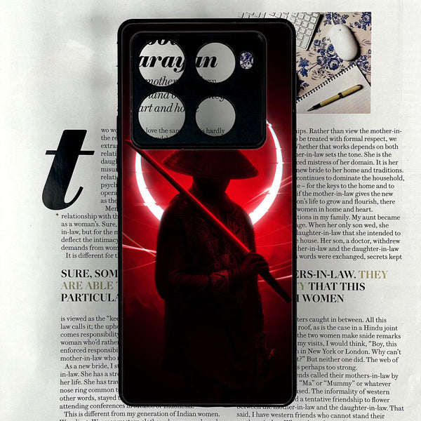 Infinix Note 40 Pro Plus - Ninja Design 7 - Premium Metal Printed soft Bumper shock Proof Case