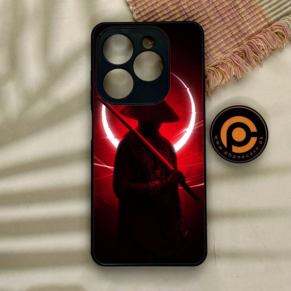 Tecno Spark GO 2024/ Smart 8/ Spark 20/ 20c/ Pop 8/ Hot 40i - Ninja Design 7 - Premium Metal Printed soft Bumper Shock Proof Case CS-7383