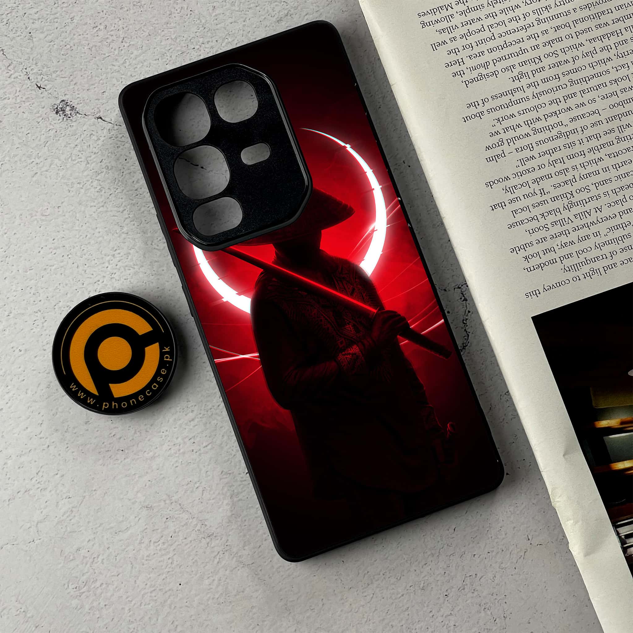 Infinix Note 50 Pro Plus - Ninja Series - Premium Metal Printed Soft Bumper Shockproof Case