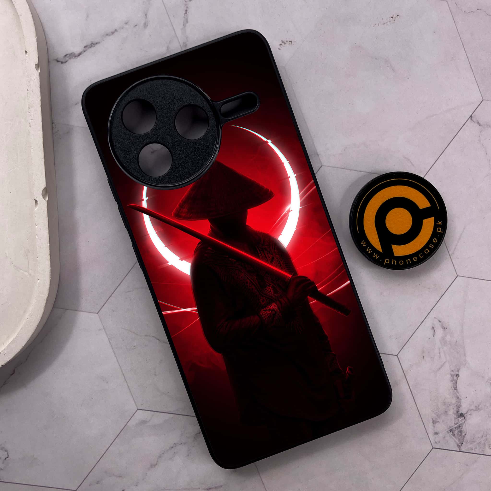 Xiaomi Poco F7 Pro 5G - Ninja Series - Premium Metal Printed soft Bumper shock Proof Case