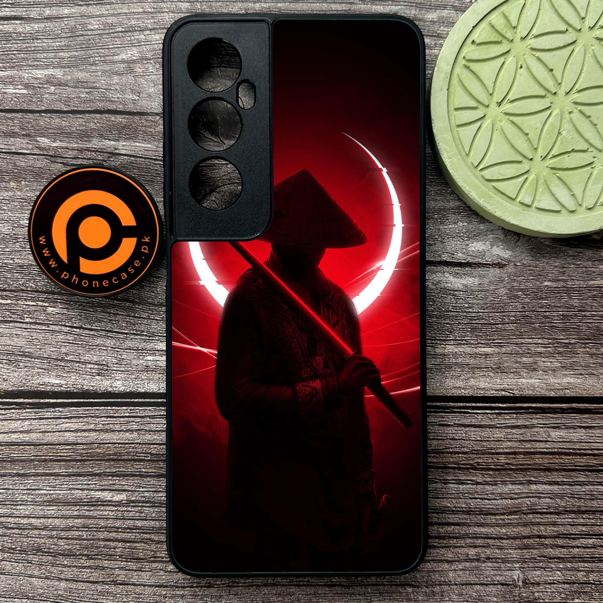 Realme C65  - Ninja Series - Premium Metal Printed soft Bumper shock Proof Case