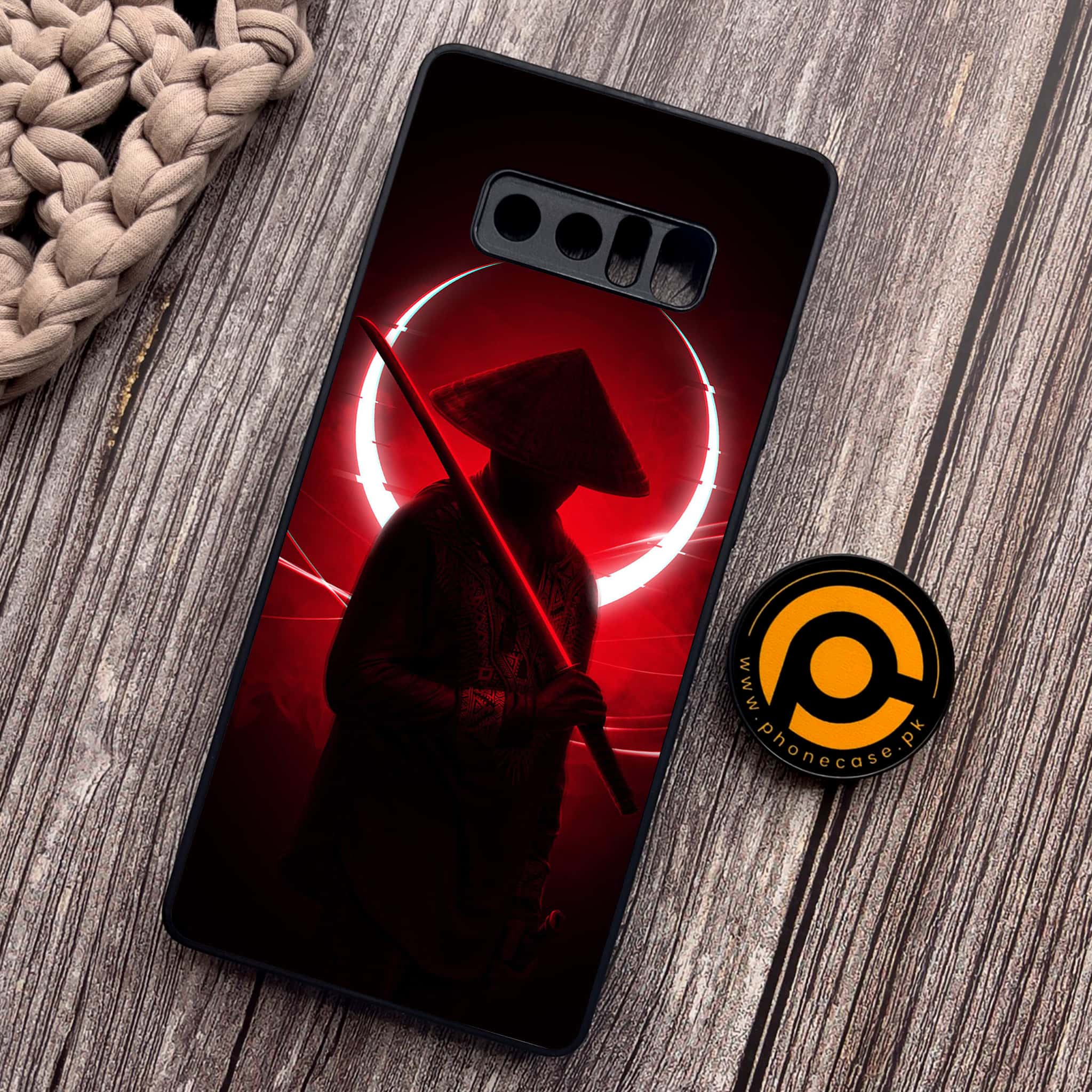 Samsung Galaxy Note 8 Ninja Series Premium Metal Printed soft Bumper shock Proof Case