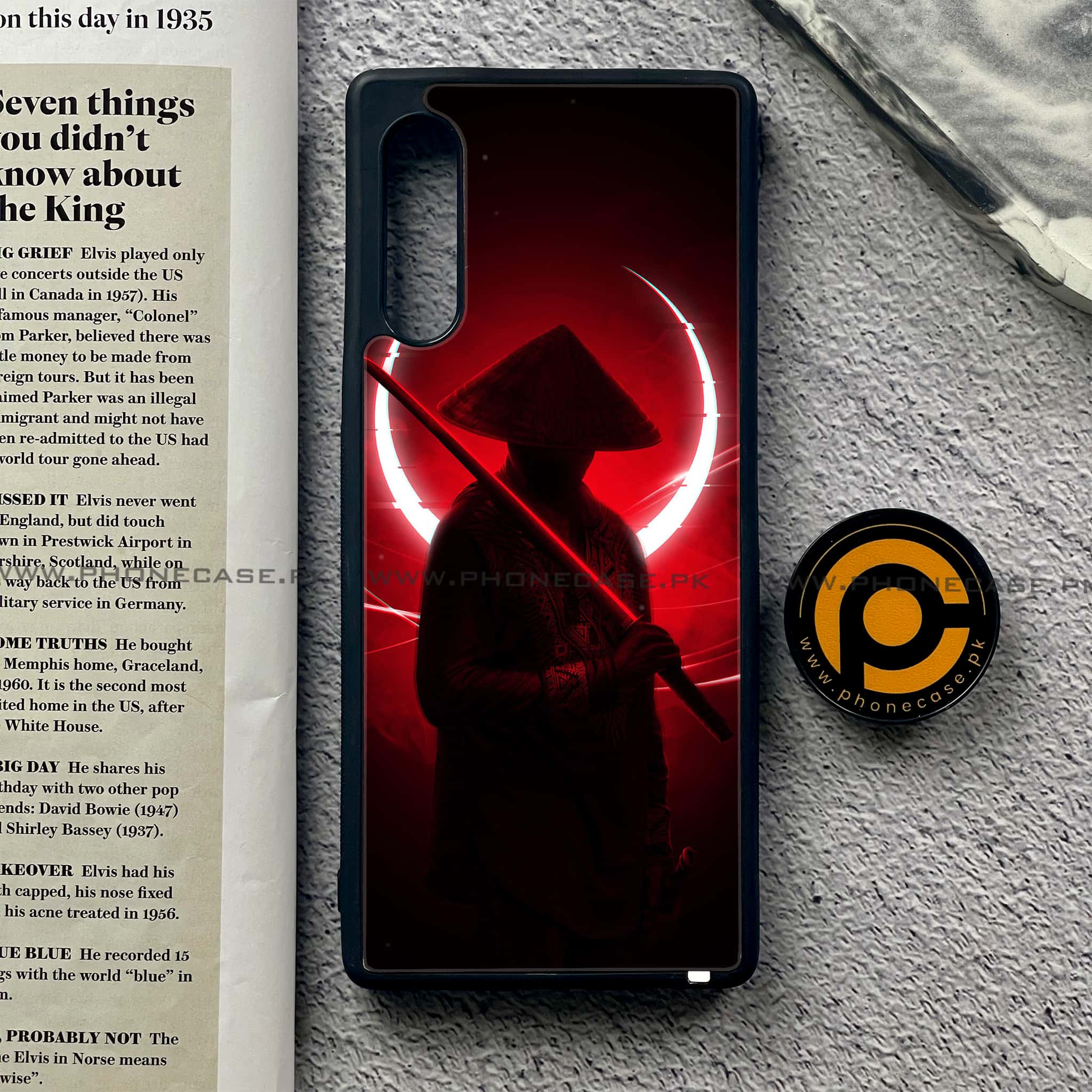 LG Velvet - Ninja Series - Premium Printed Glass soft Bumper shock Proof Case