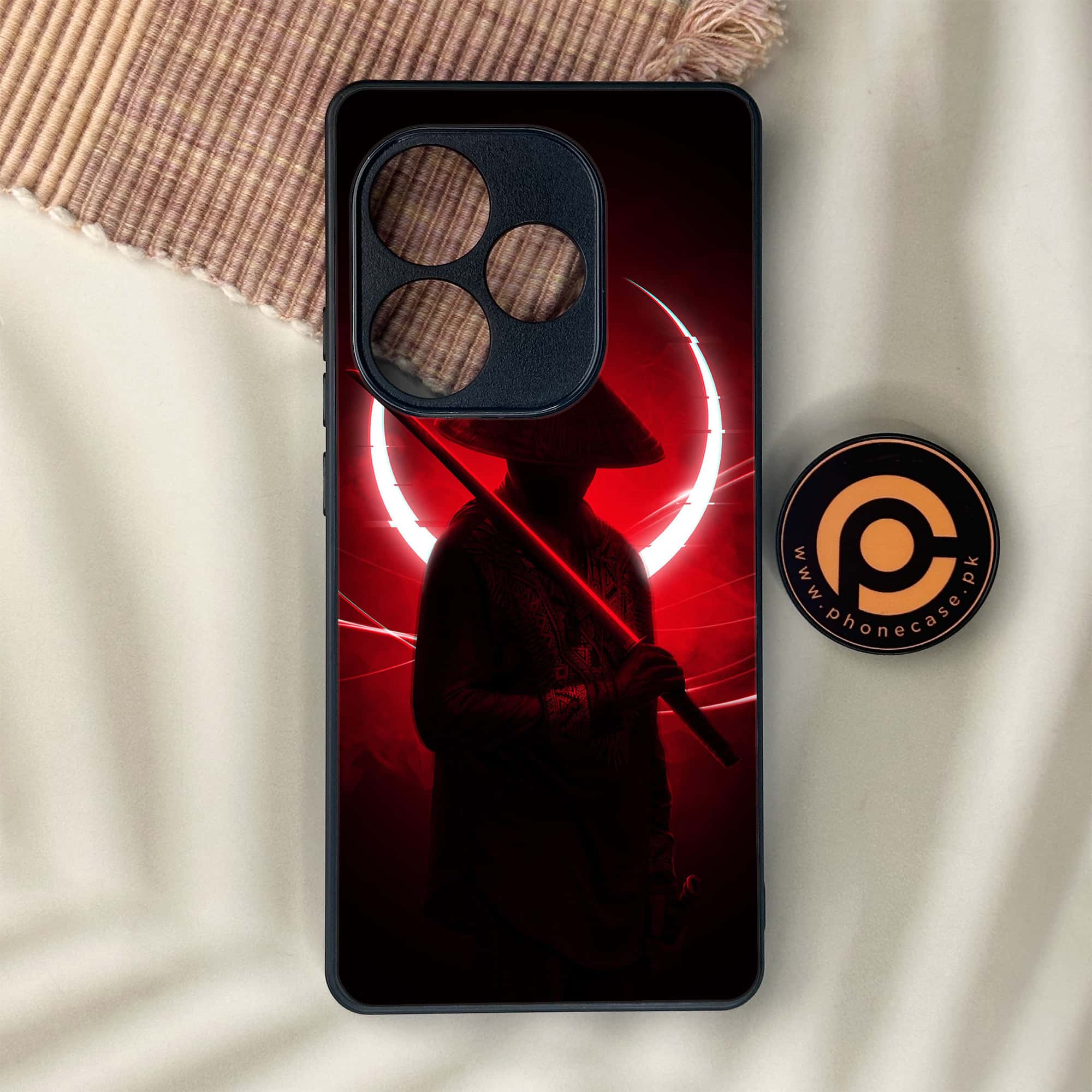 Realme GT 6 - Ninja Series - Premium Metal Printed soft Bumper shock Proof Case