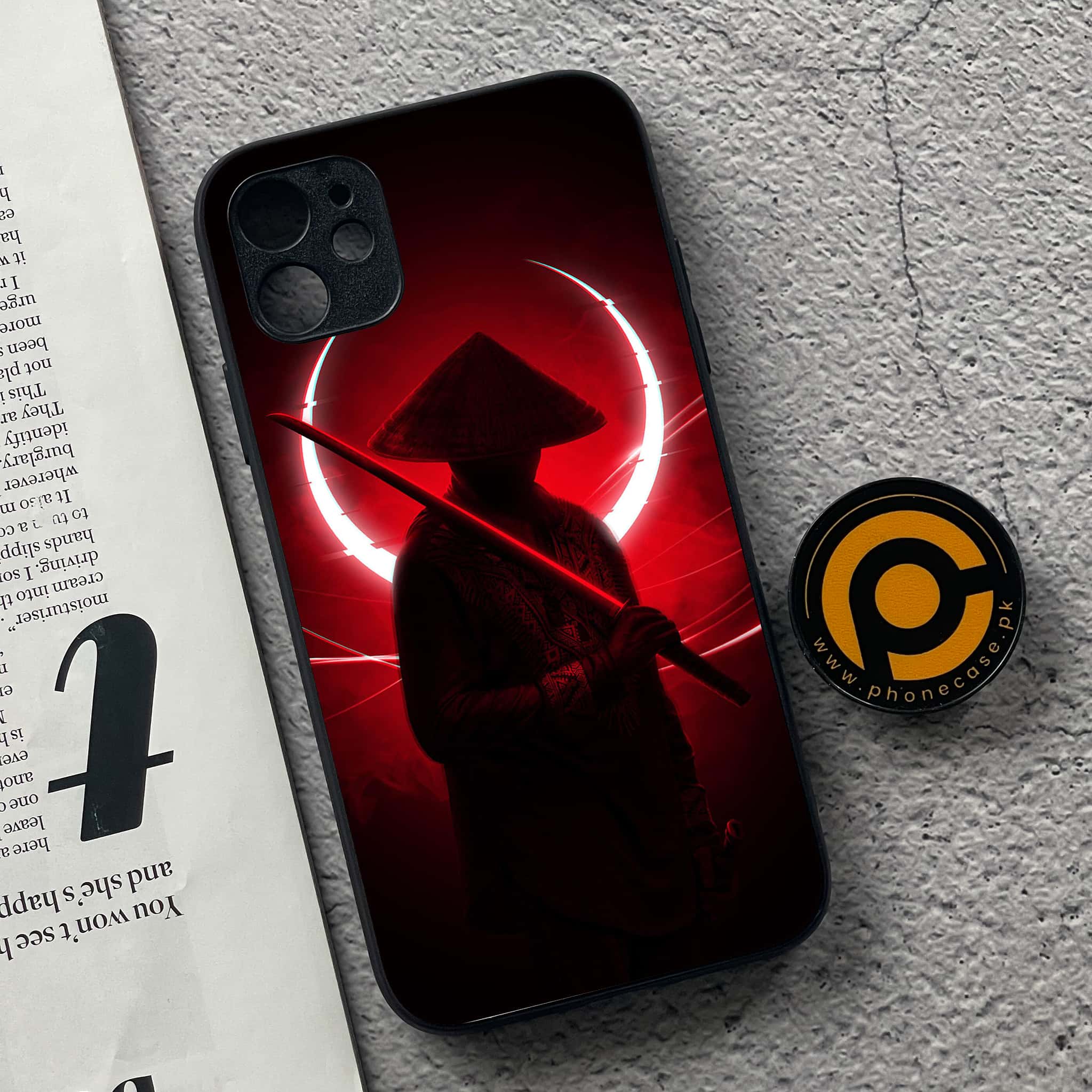 iPhone 11 Ninja Series  Premium Printed Glass soft Bumper shock Proof Case