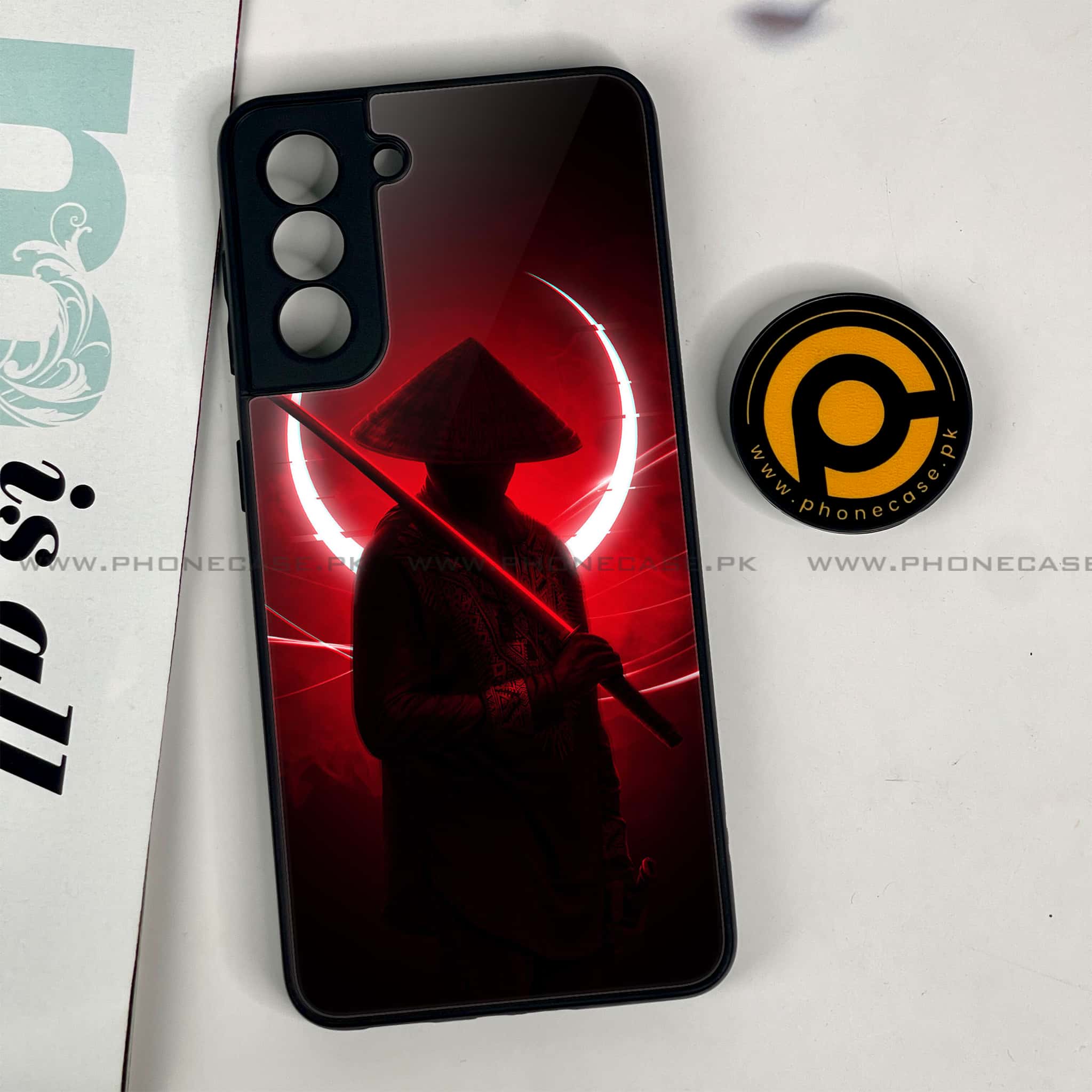 Samsung Galaxy S21 - Ninja Series - Premium Metal Printed soft Bumper shock Proof Case