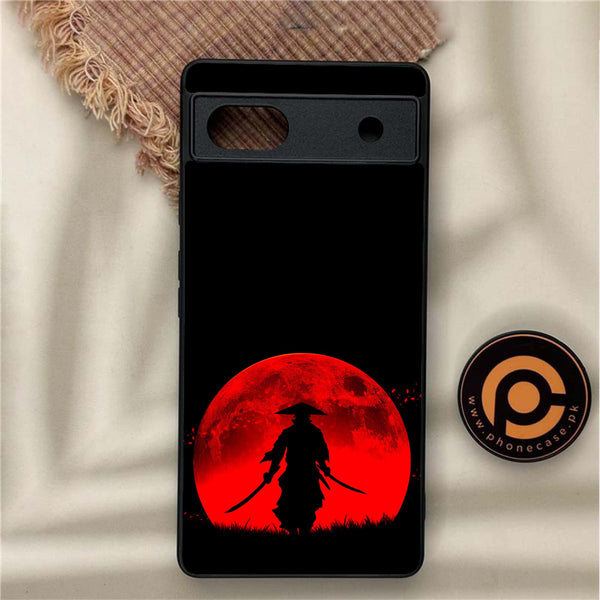 Google Pixel 6A - Ninja Design 8  - Premium Metal Printed soft Bumper Shock Proof Case  CS-34224