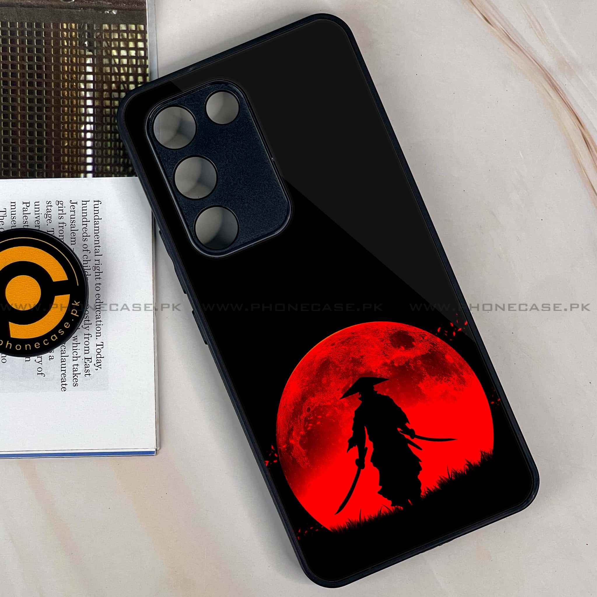 Vivo V30 Lite 4G - Ninja Series - Premium Metal Printed soft Bumper shock Proof Case