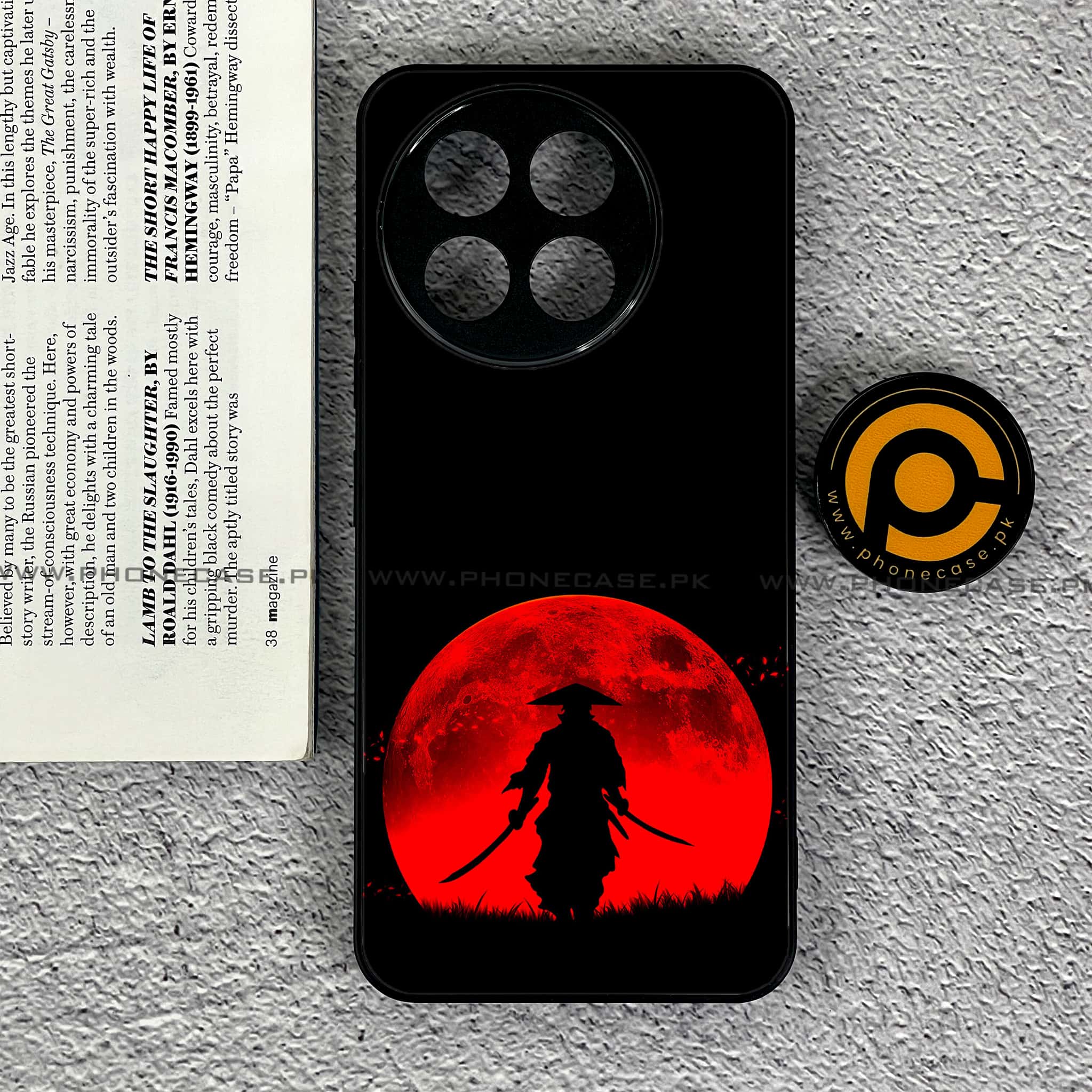 OnePlus 13R - Ninja Series - Premium Printed Glass soft Bumper shock Proof Case