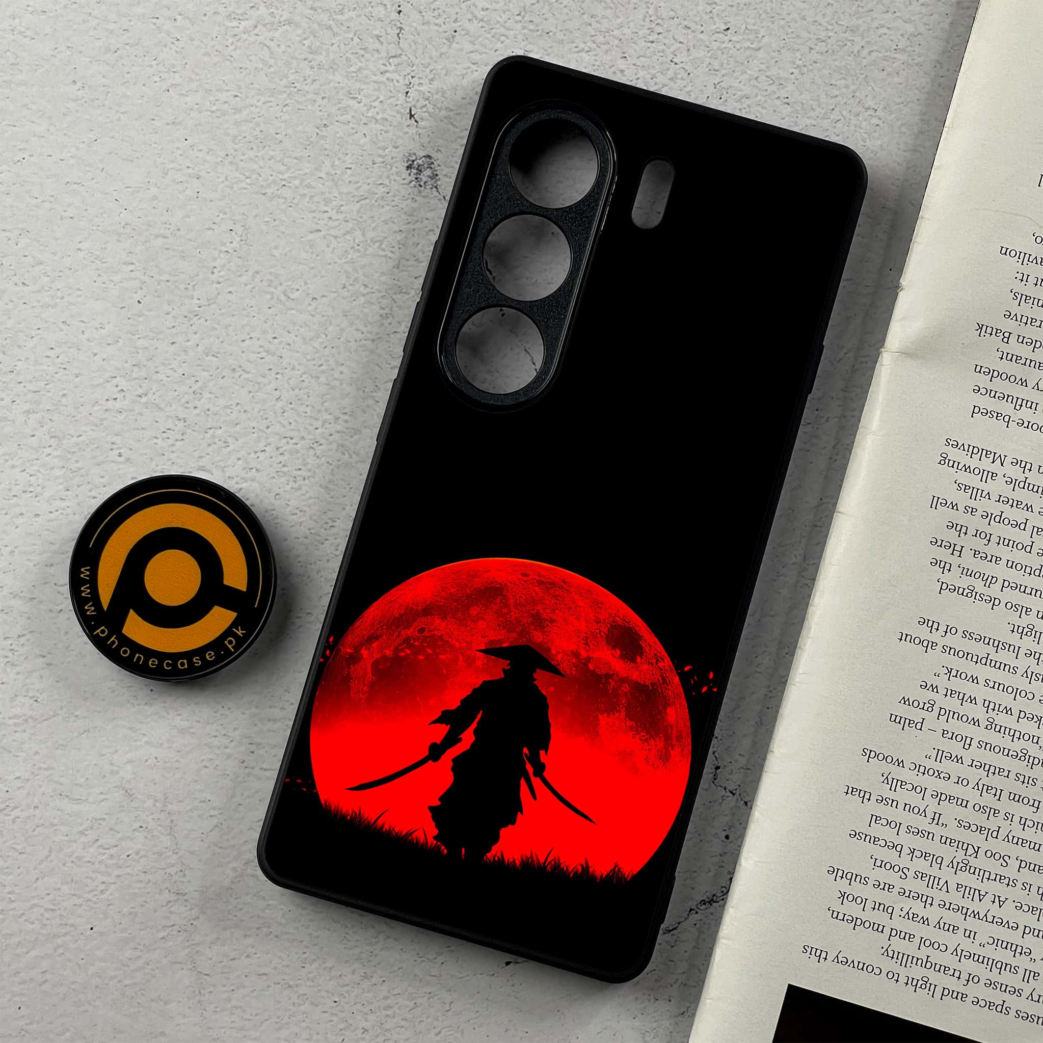 Tecno Camon 40 - Ninja Series - Premium Metal Printed Soft Bumper Shockproof Case