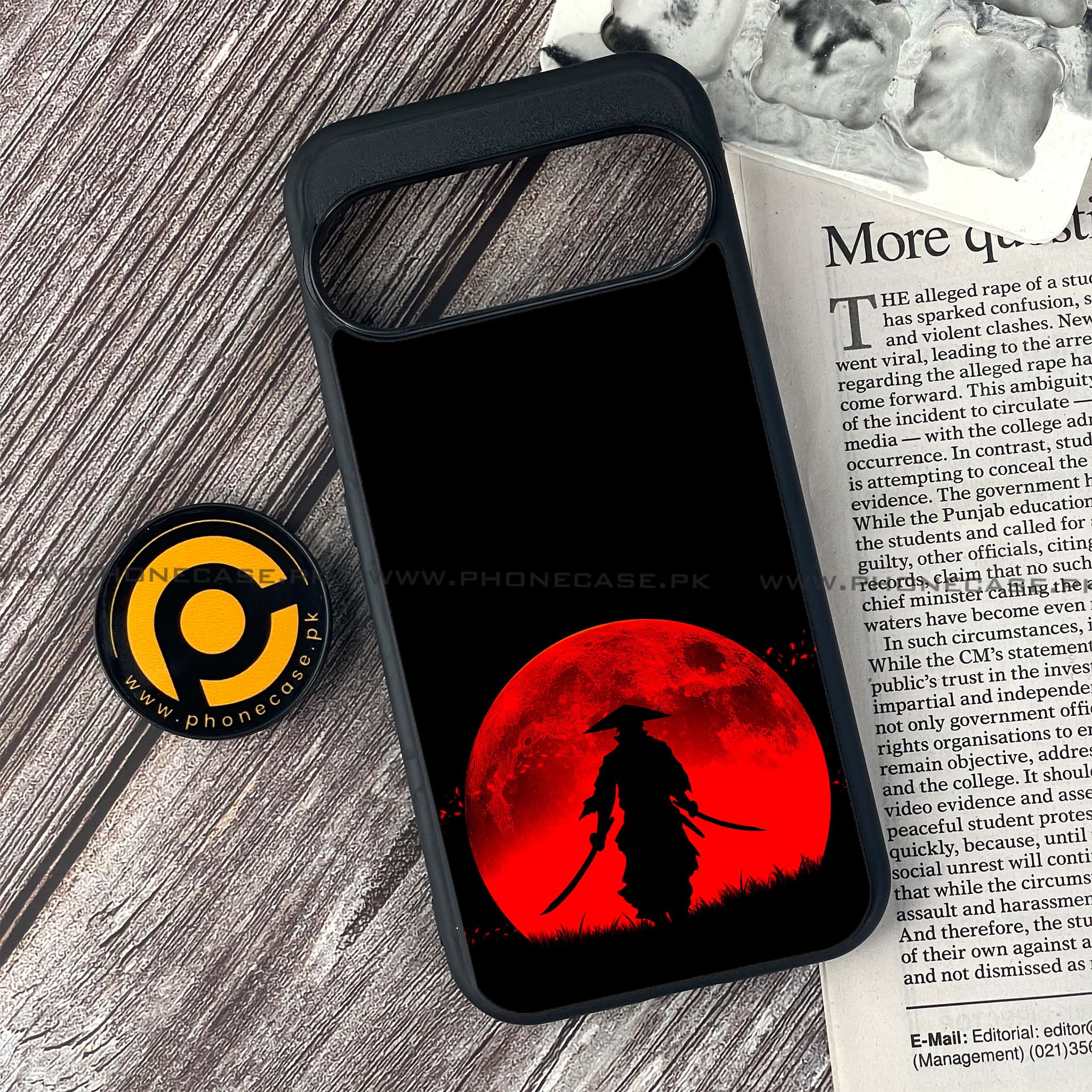 Google Pixel 9 - Ninja Series - Premium Metal Printed soft Bumper Shock Proof Case