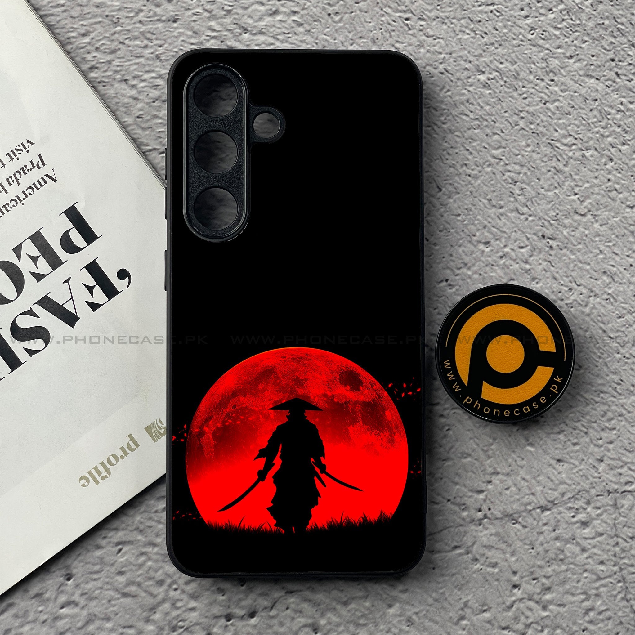 Samsung Galaxy S25 FE - Ninja Series - Premium Metal Printed soft Bumper shock Proof Case