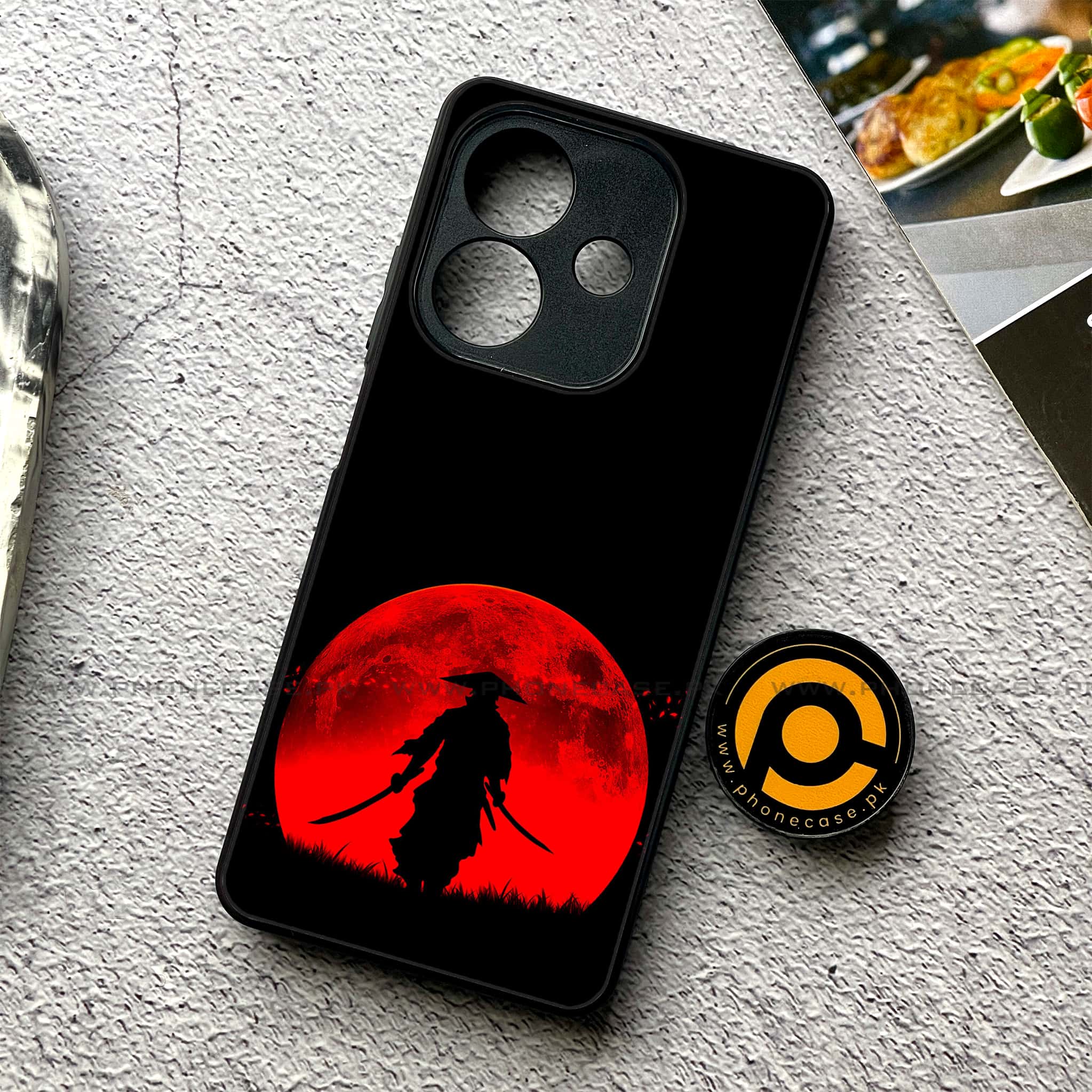 Oppo A5i - Ninja Series - Premium Metal Printed soft Bumper shock Proof Case