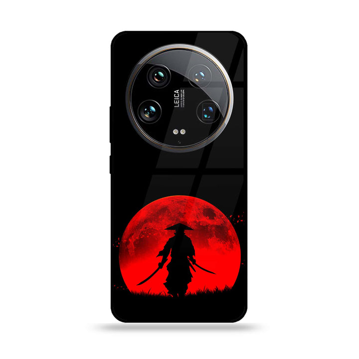 Xiaomi 14 Ultra - Ninja Design 8- Premium Printed Glass soft Bumper shock Proof Case CS-46440