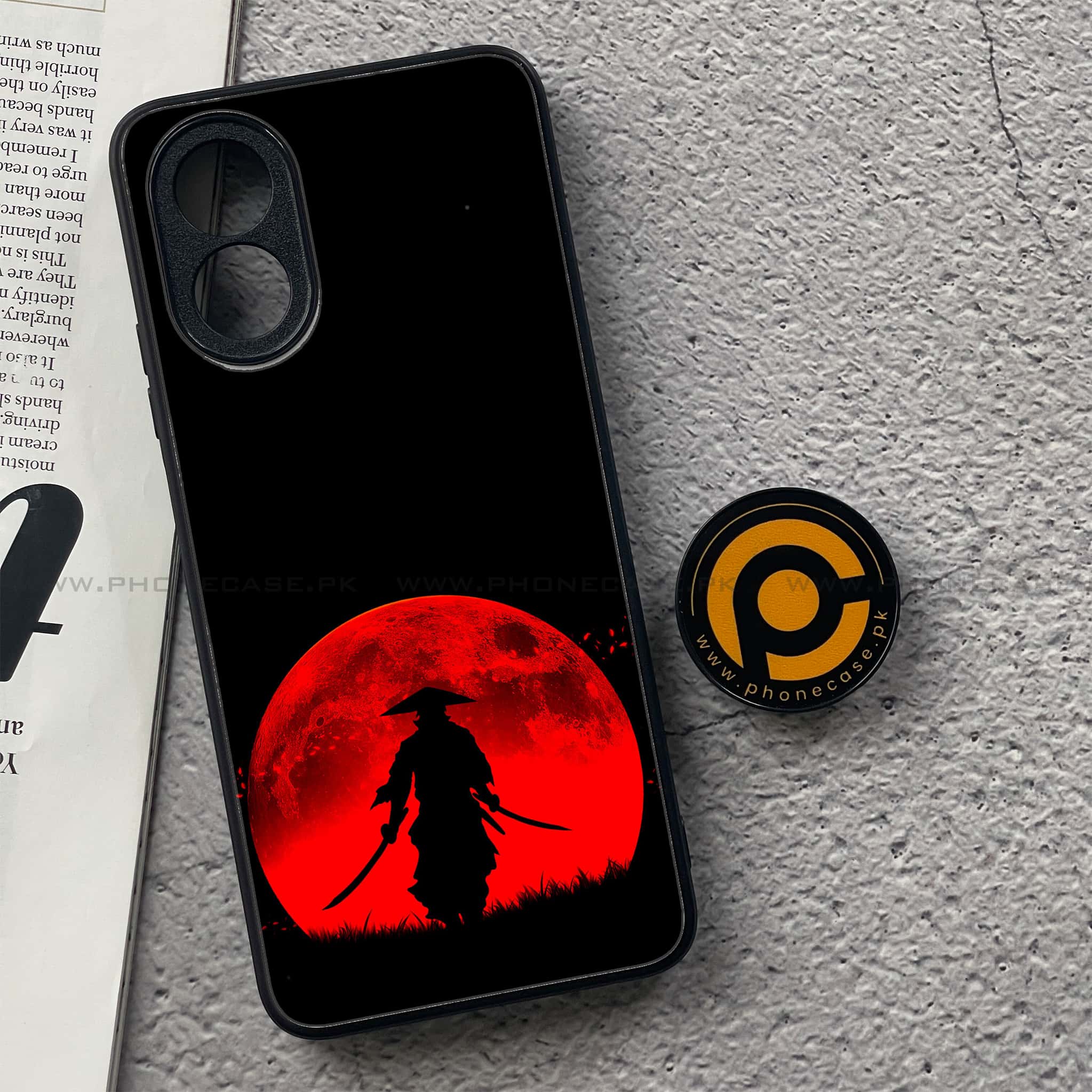 Oppo A18 4G - Ninja Series - Premium Printed Glass soft Bumper shock Proof Case