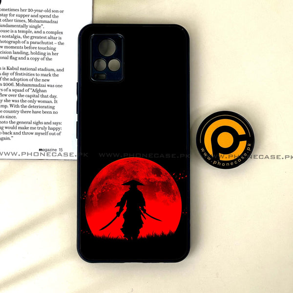 Vivo V20 - Ninja Design 8- Premium Printed Glass soft Bumper shock Proof Case CS-37251