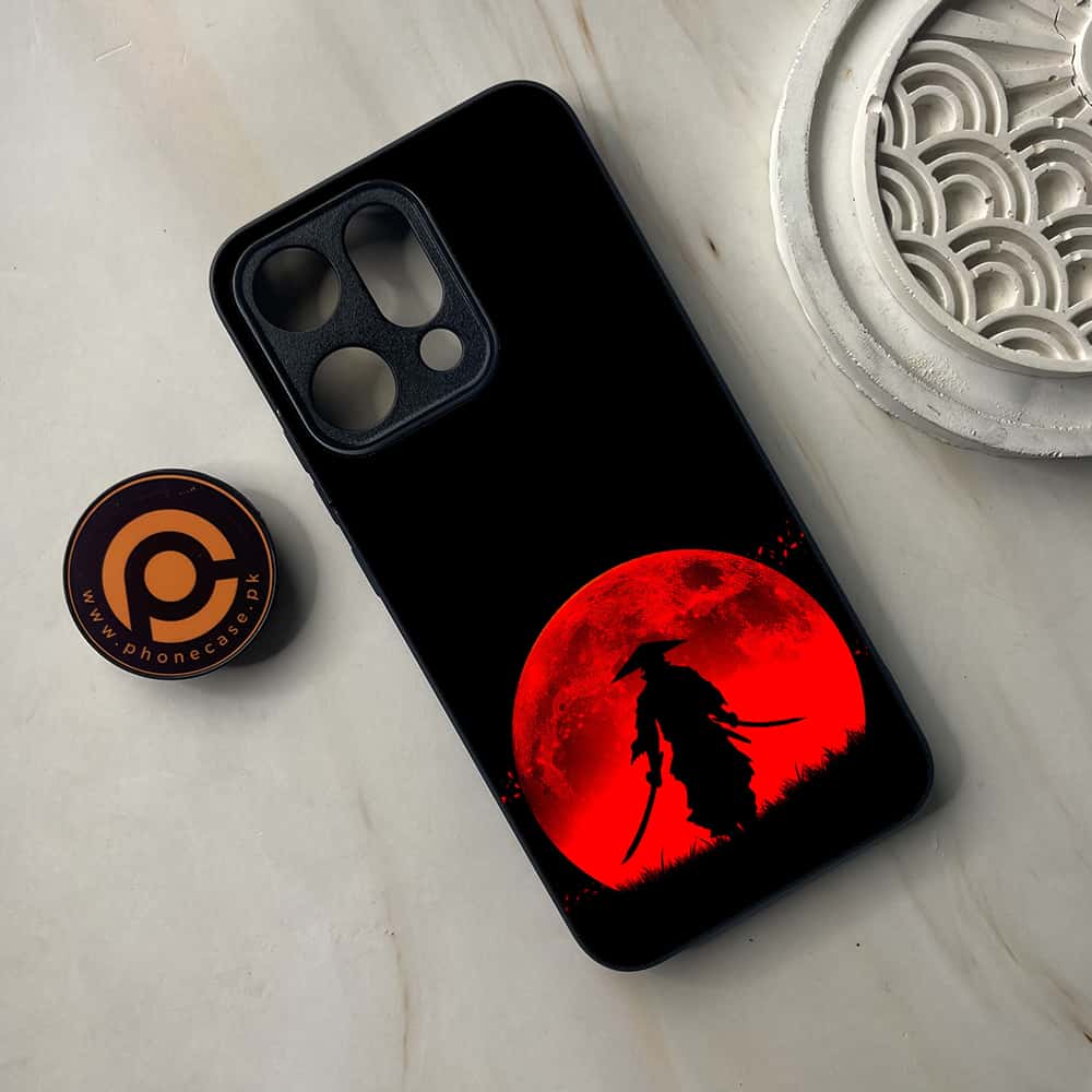 Oppo Reno 14 5G - Ninja Series - Premium Metal Printed soft Bumper shock Proof Case