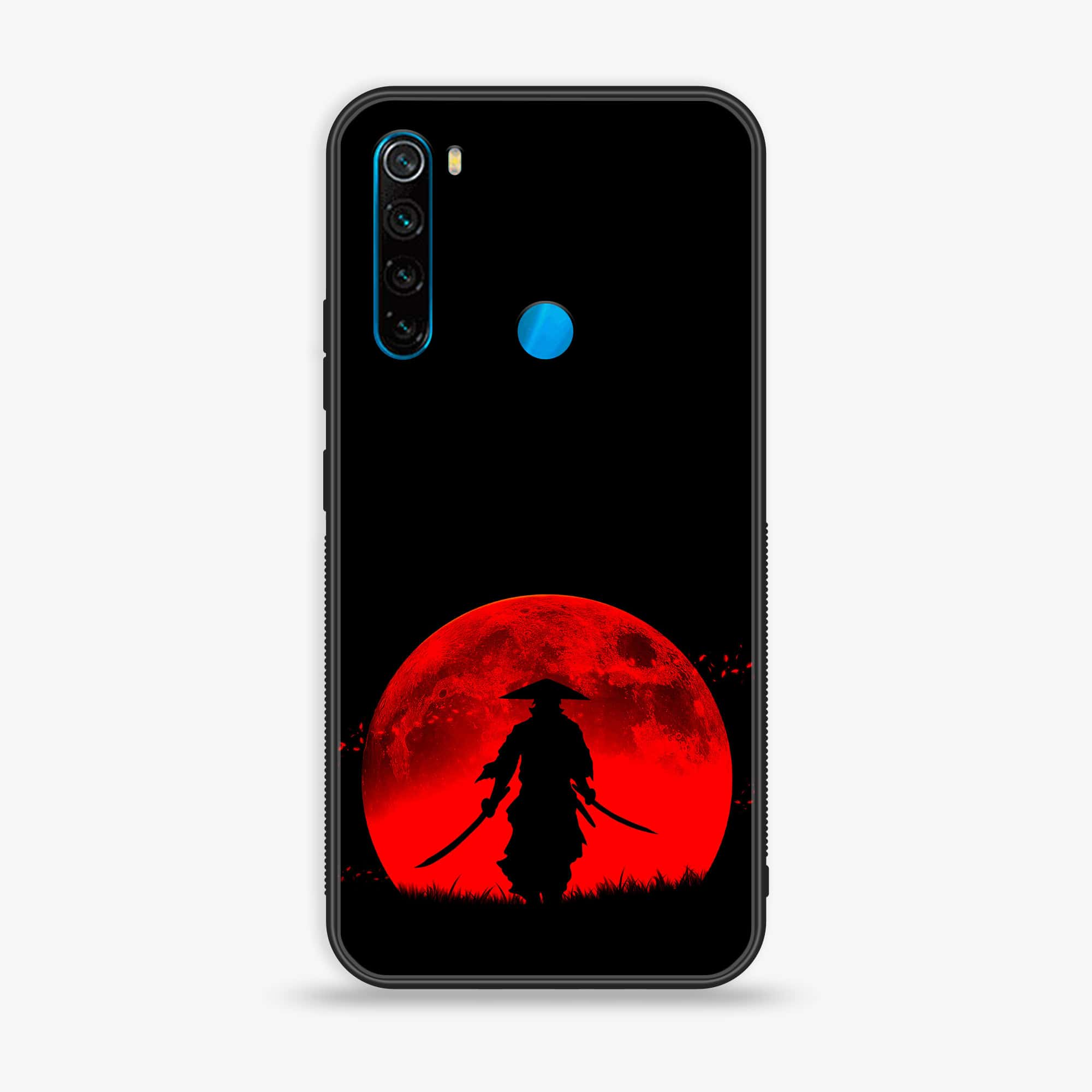 Redmi Note 8 - Ninja Series - Premium Printed Glass soft Bumper shock Proof Case