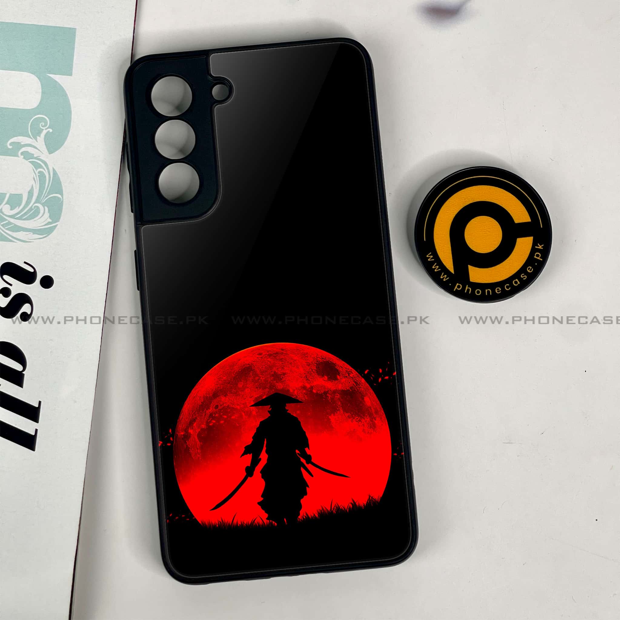 Samsung Galaxy S21 - Ninja Series - Premium Metal Printed soft Bumper shock Proof Case