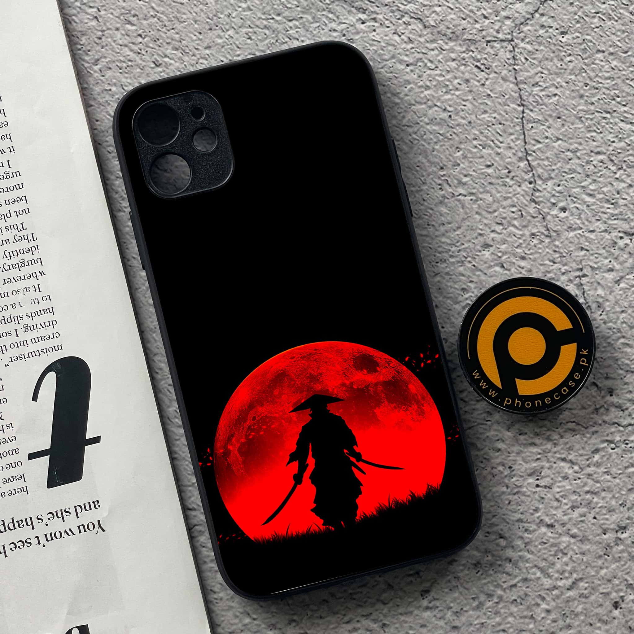 iPhone 11 Ninja Series  Premium Printed Glass soft Bumper shock Proof Case
