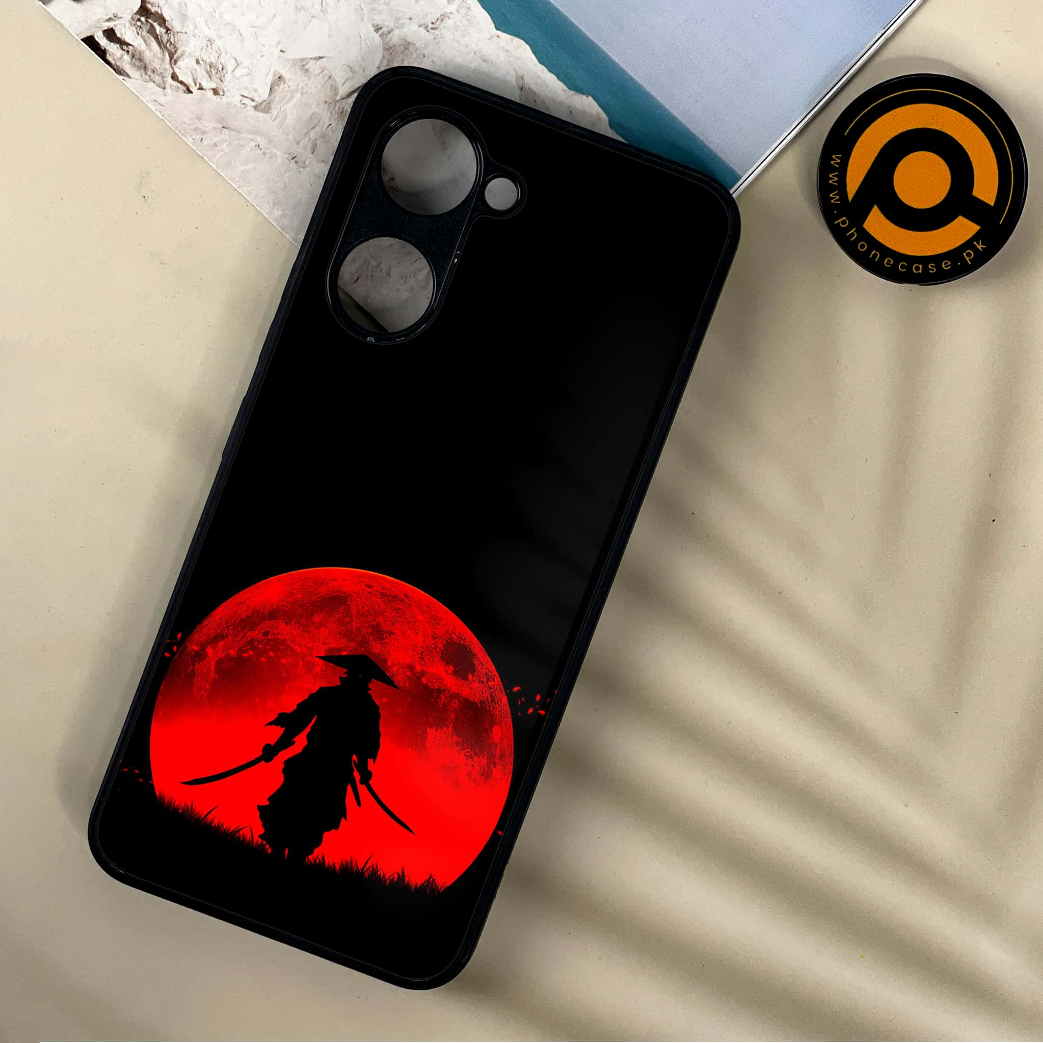 Vivo Y03 - Ninja Series - Premium Printed Metal soft Bumper shock Proof Case