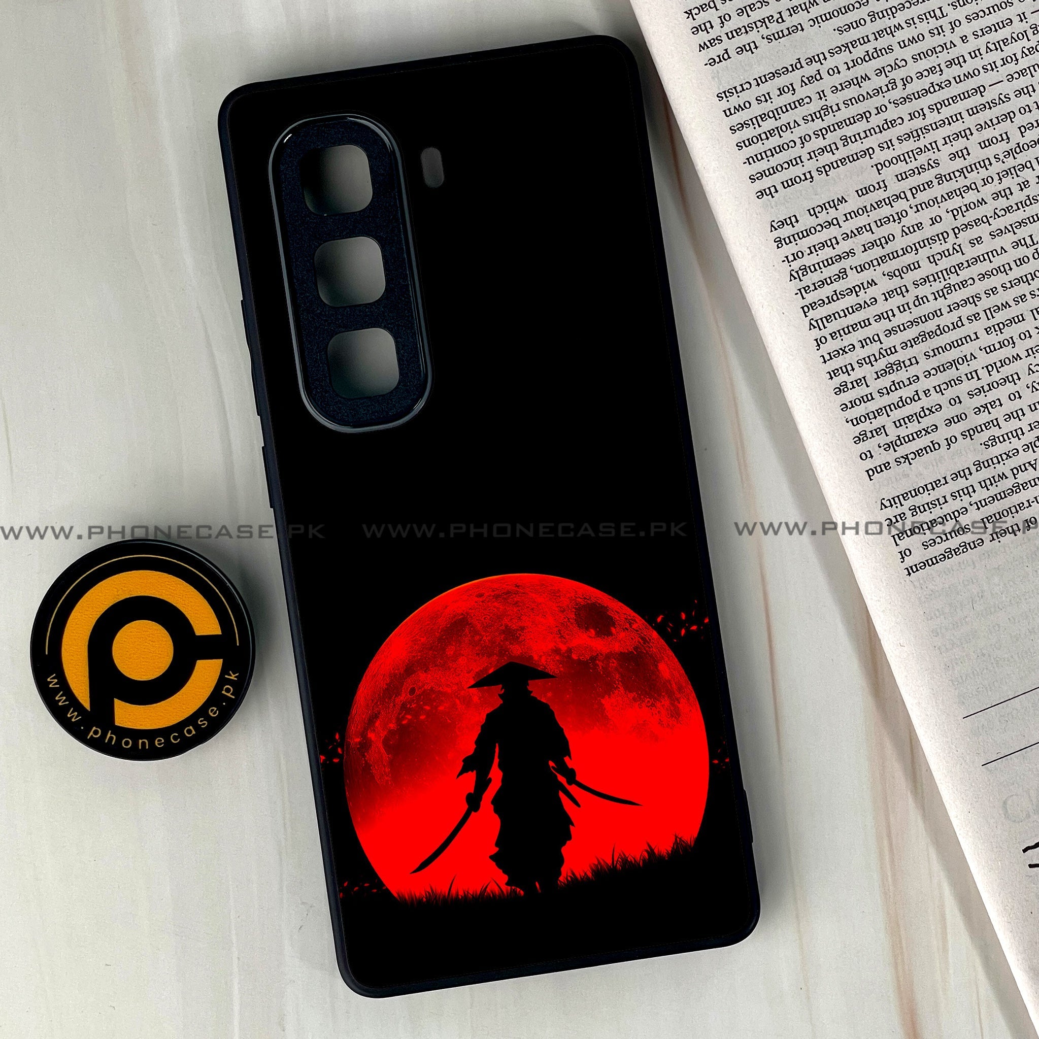 Infinix Hot 60 Pro Plus - Ninja Series - Premium Metal Printed soft Bumper shock Proof Case