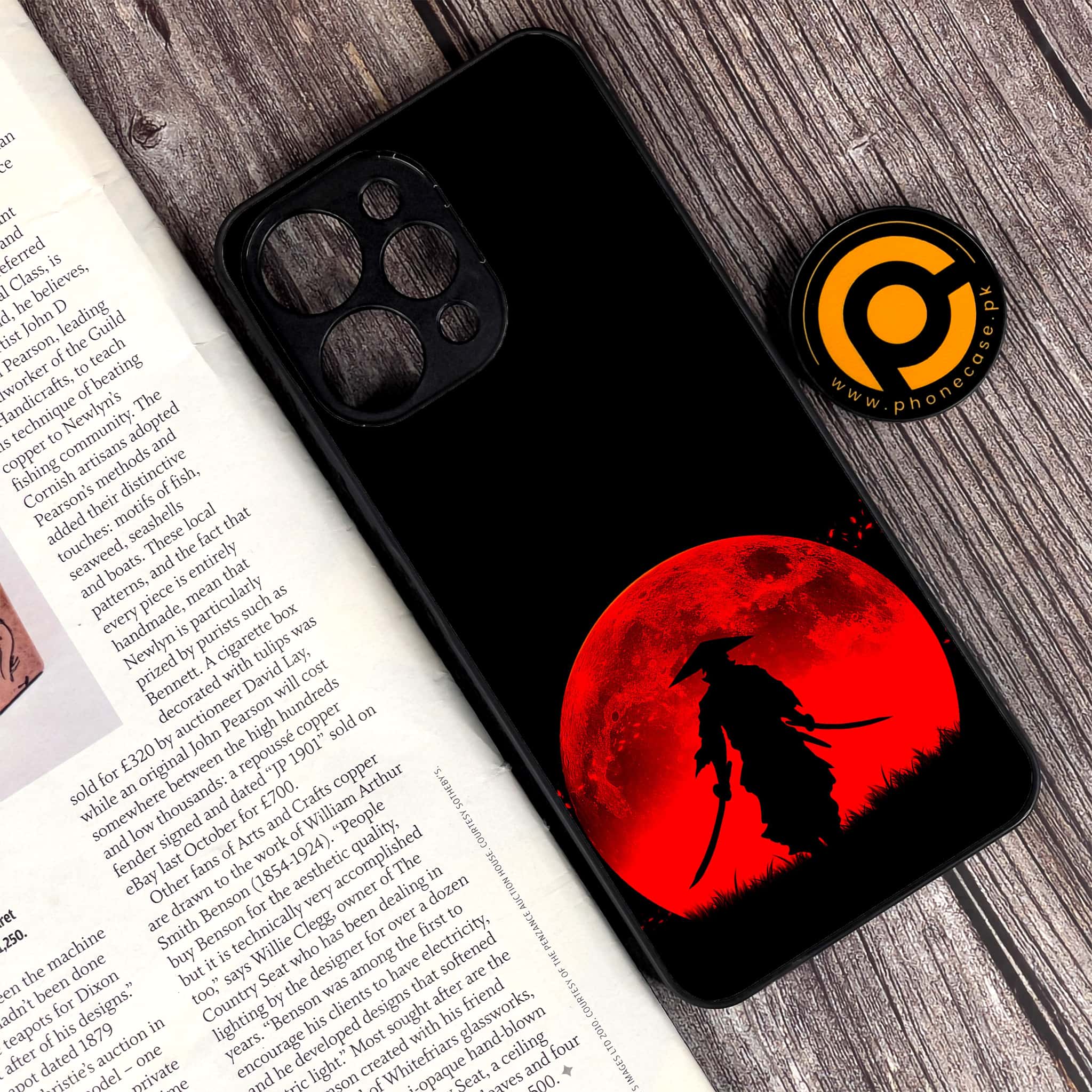 Xiaomi Redmi 12 - Ninja Series - Premium Printed Glass soft Bumper shock Proof Case