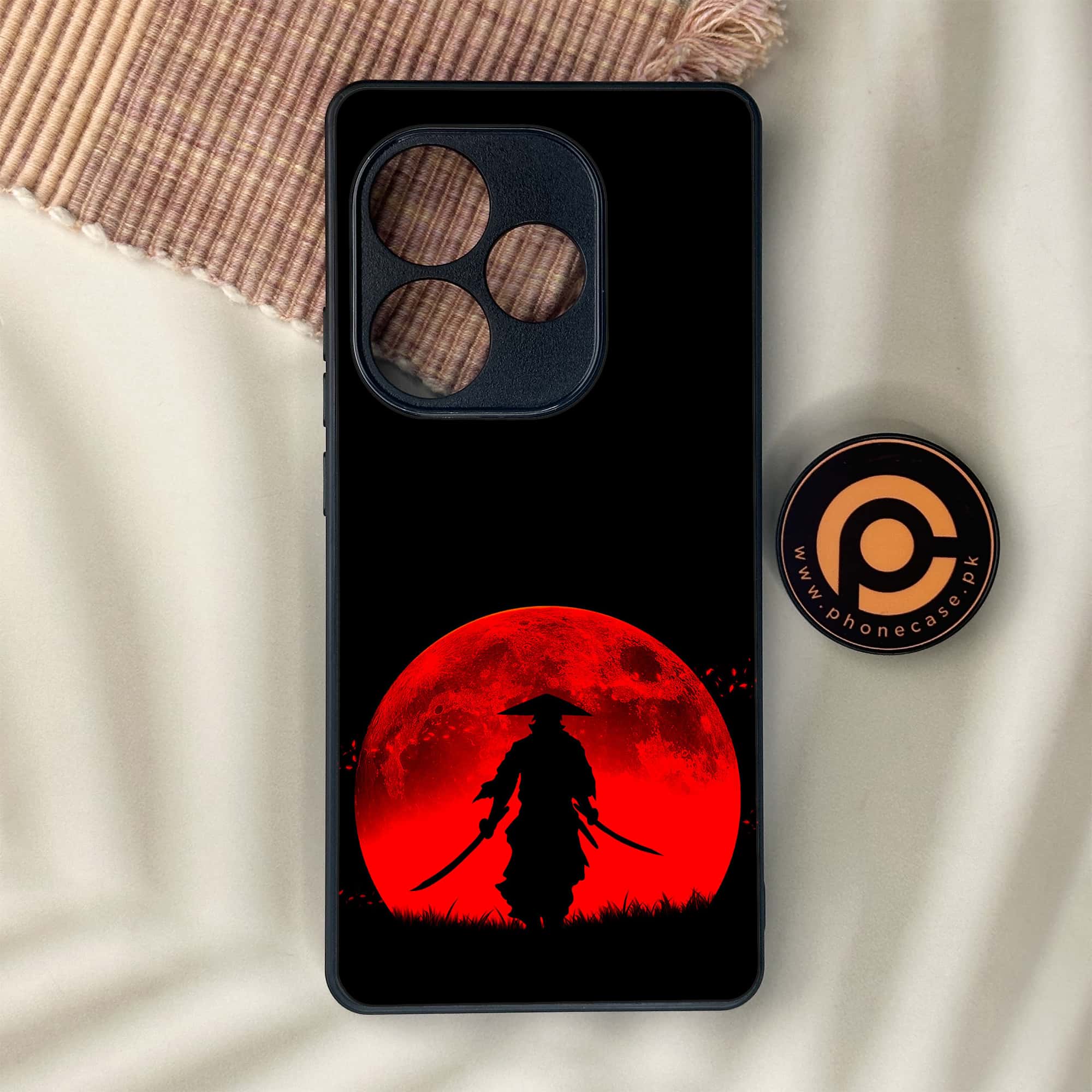 Realme GT 6 - Ninja Series - Premium Metal Printed soft Bumper shock Proof Case