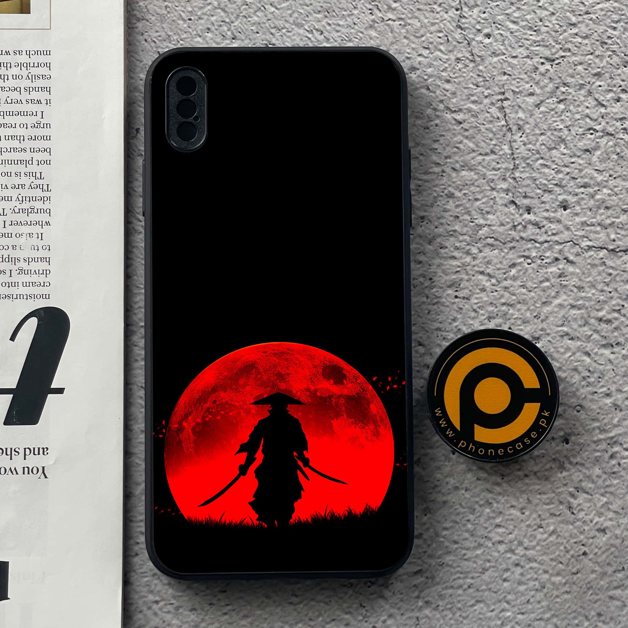 iPhone XS Max - Ninja Series - Premium Metal Printed soft Bumper shock Proof Case