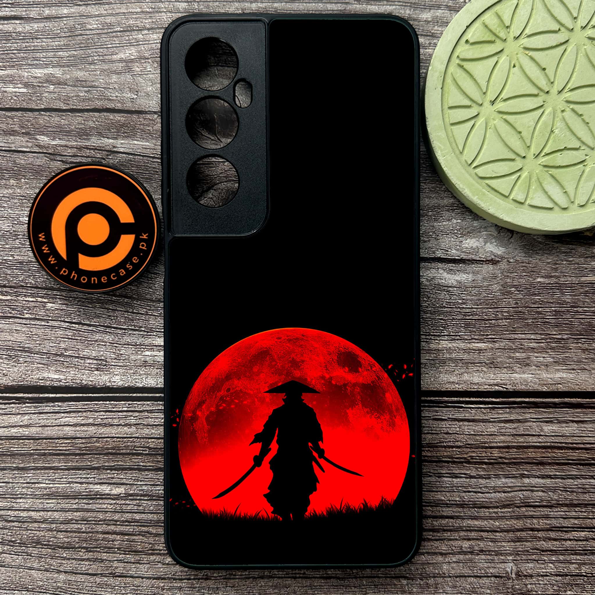 Realme C65  - Ninja Series - Premium Metal Printed soft Bumper shock Proof Case