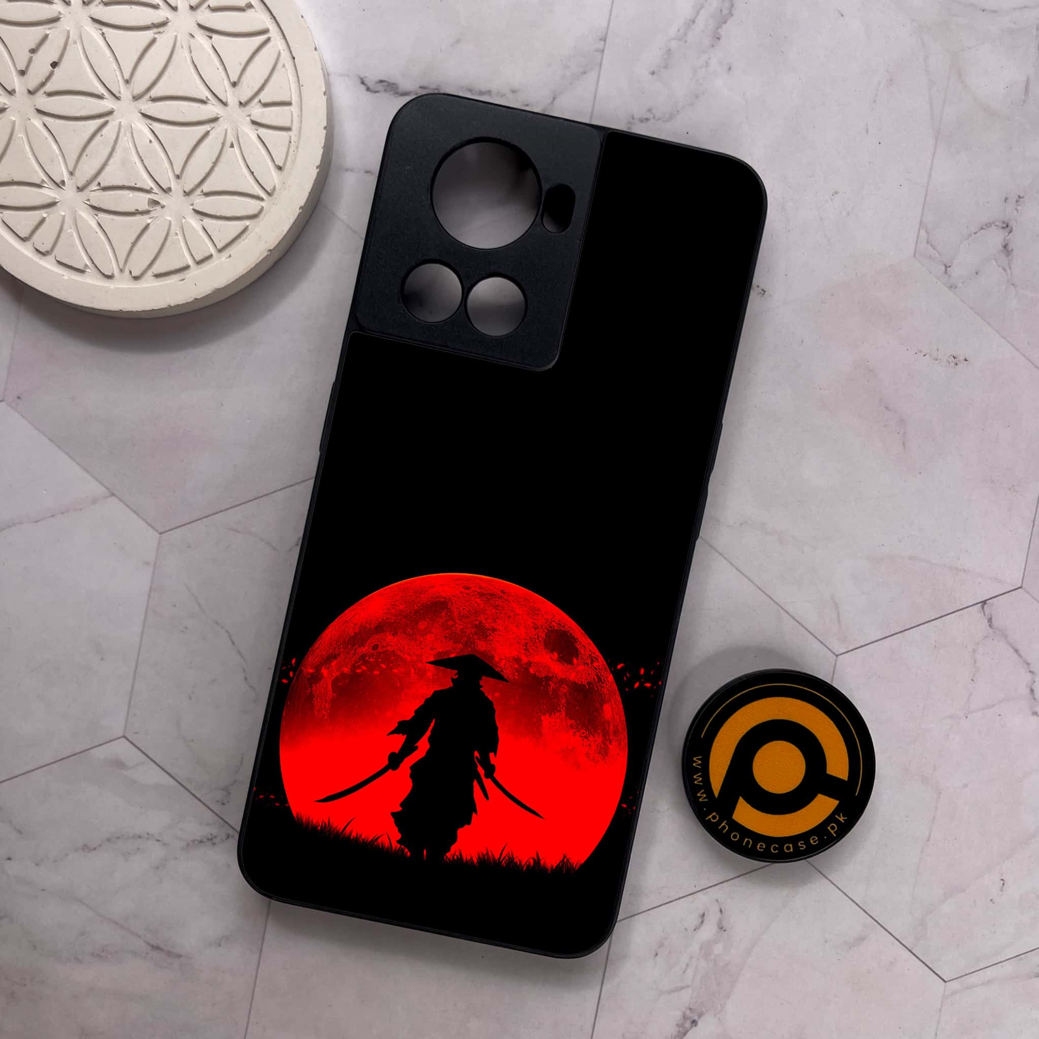 OnePlus 10R - Ninja Series - Premium Metal Printed soft Bumper shock Proof Case