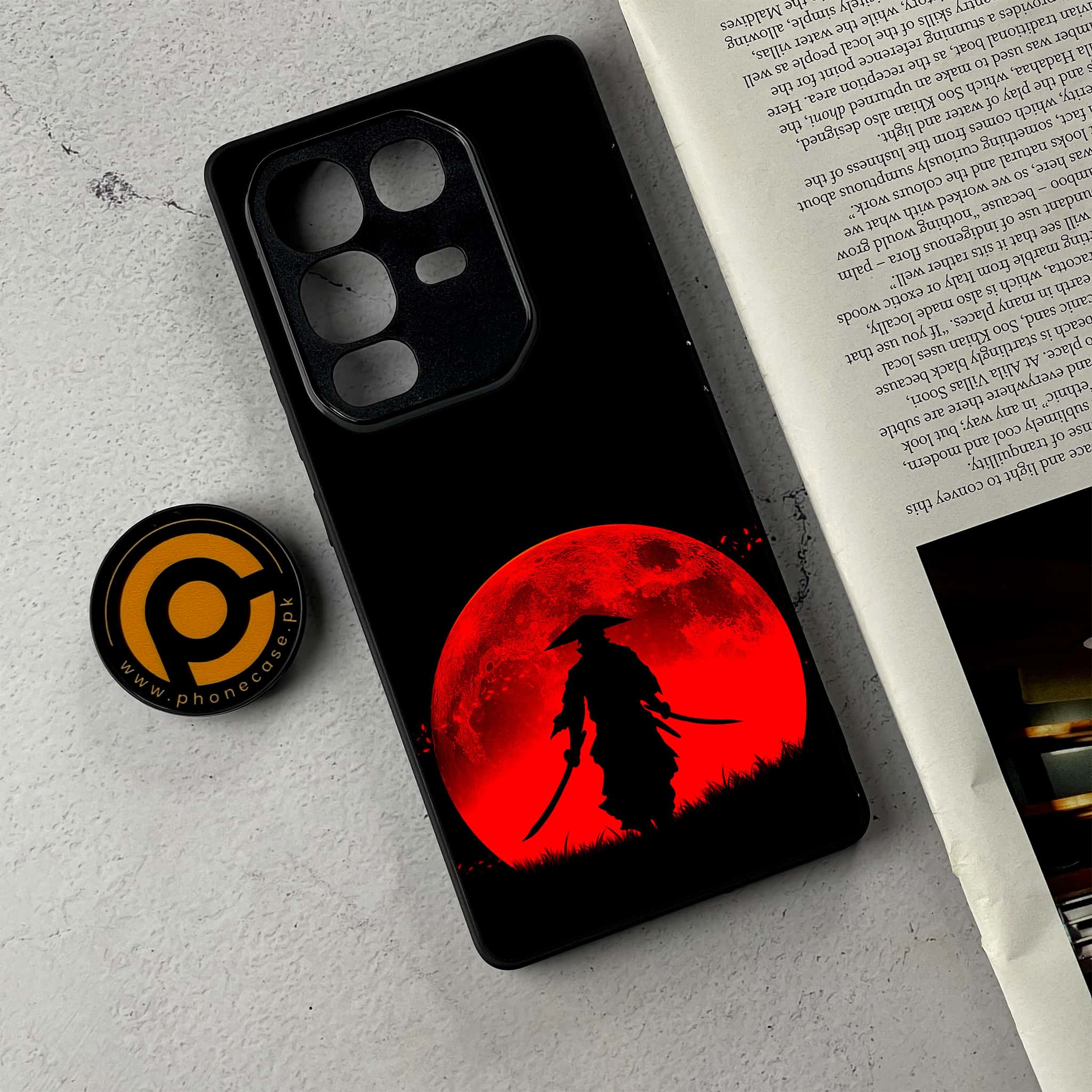 Infinix Note 50 Pro Plus - Ninja Series - Premium Metal Printed Soft Bumper Shockproof Case