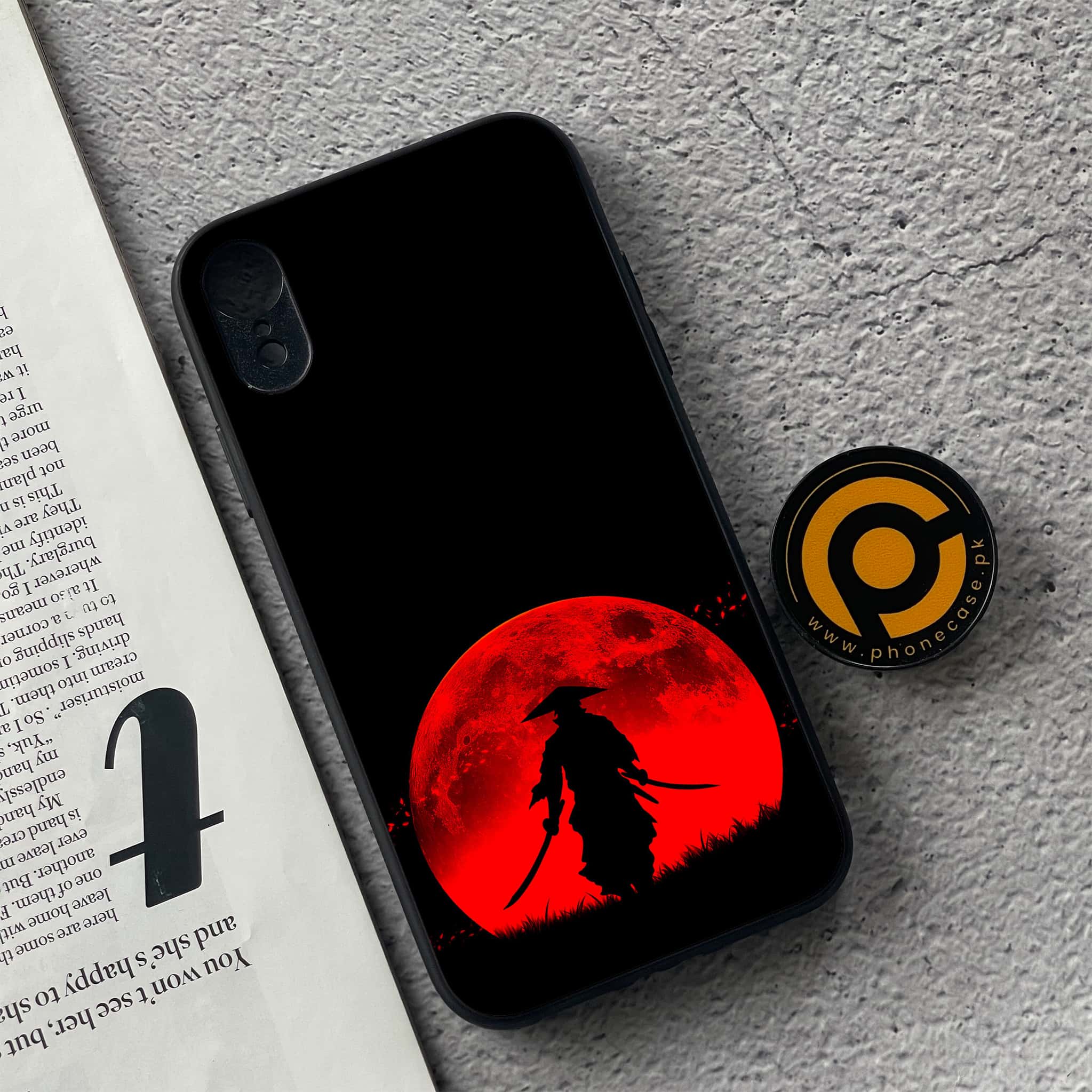 iPhone XR - Ninja  Series - Premium Metal Printed soft Bumper shock Proof Case
