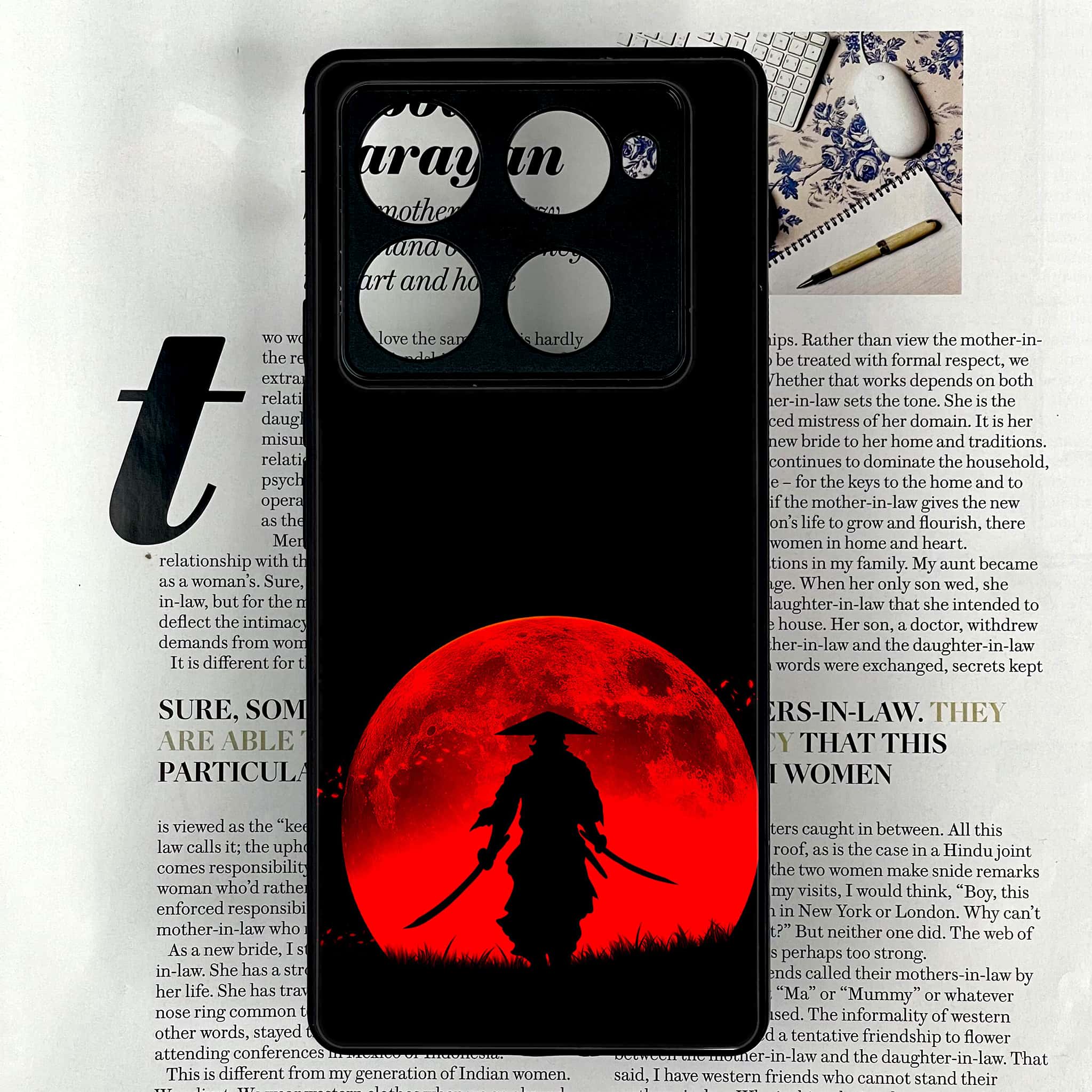 Infinix Note 40 Pro Plus - Ninja Series - Premium Metal Printed soft Bumper shock Proof Case