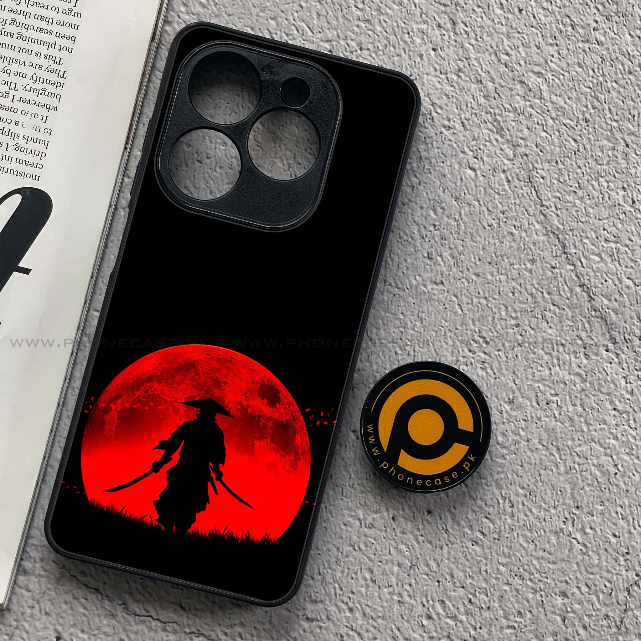 Infinix Smart 8 Pro - Ninja Series - Premium Metal Printed soft Bumper shock Proof Case