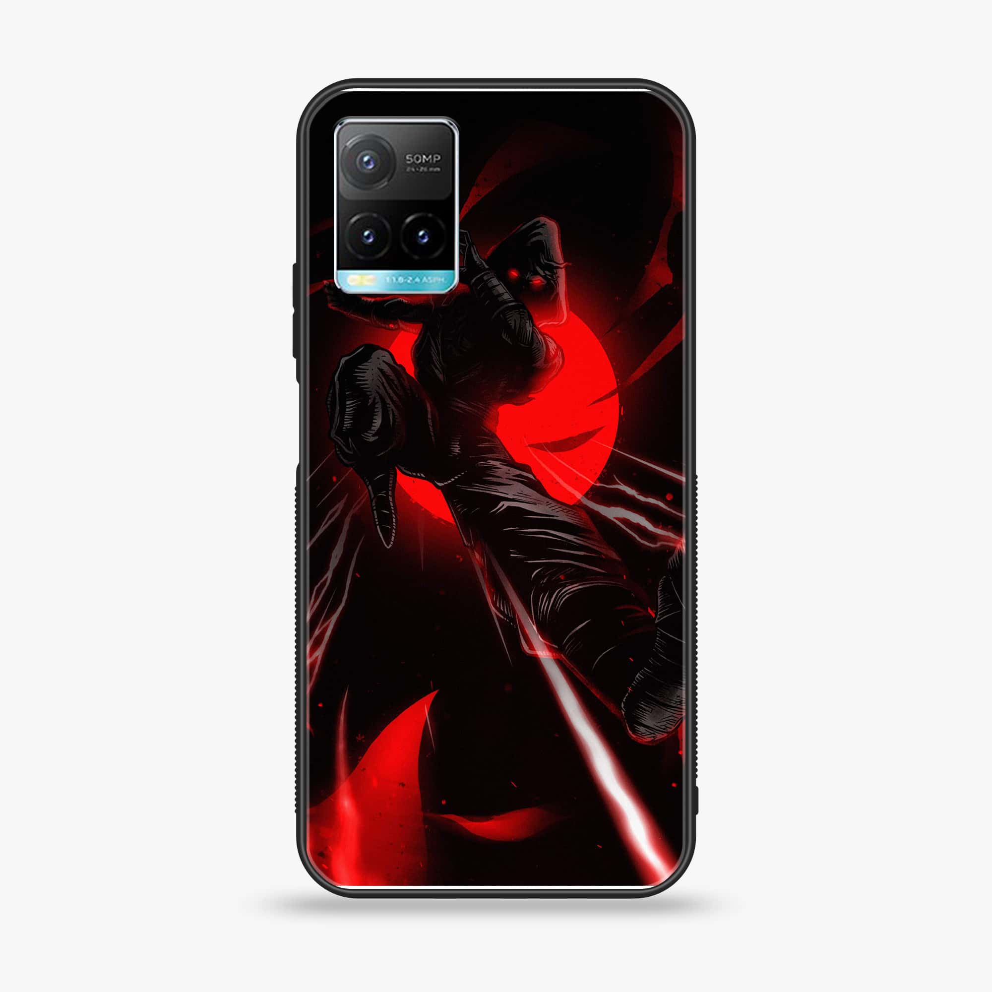 Vivo Y33T - Ninja Series - Premium Printed Glass soft Bumper shock Proof Case