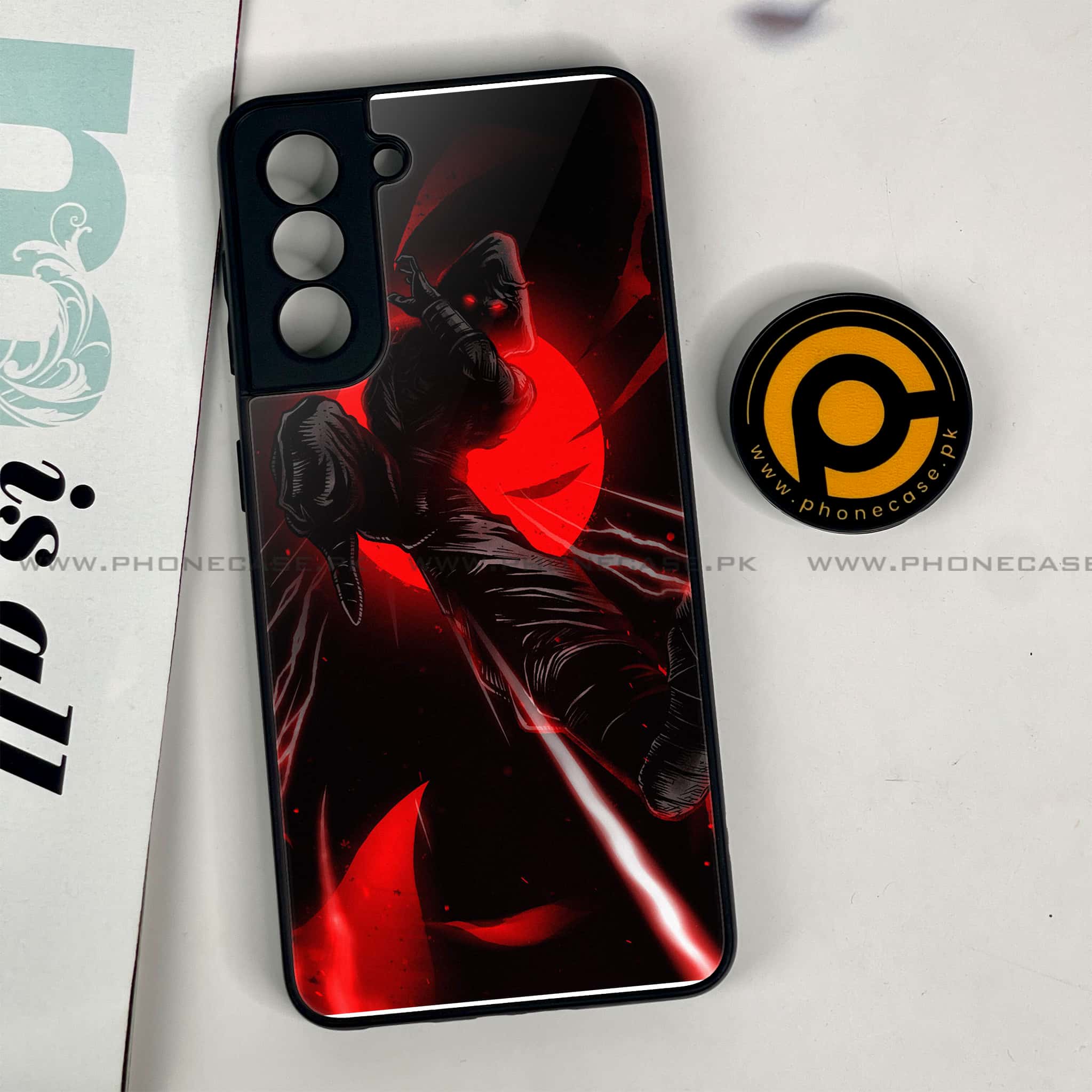 Samsung Galaxy S21 - Ninja Series - Premium Metal Printed soft Bumper shock Proof Case