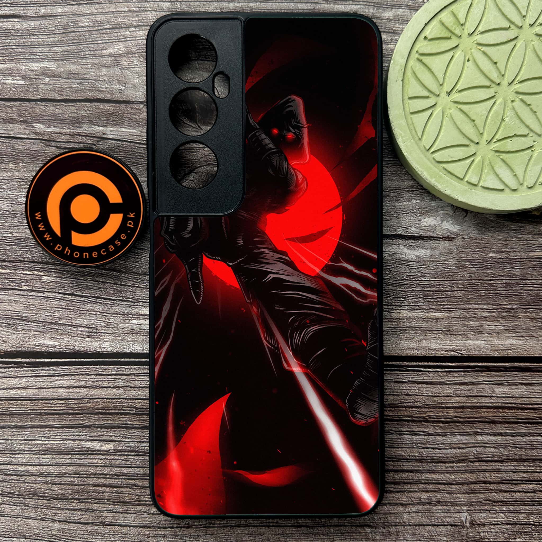Realme C65  - Ninja Series - Premium Metal Printed soft Bumper shock Proof Case