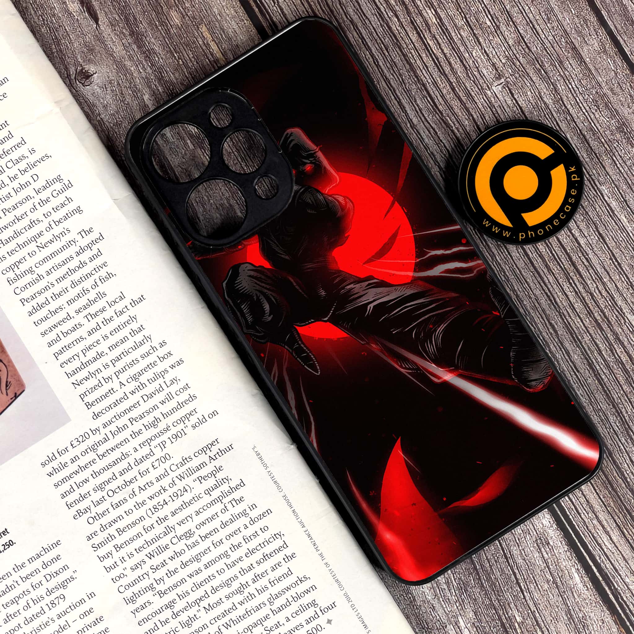 Xiaomi Redmi 12 - Ninja Series - Premium Printed Glass soft Bumper shock Proof Case
