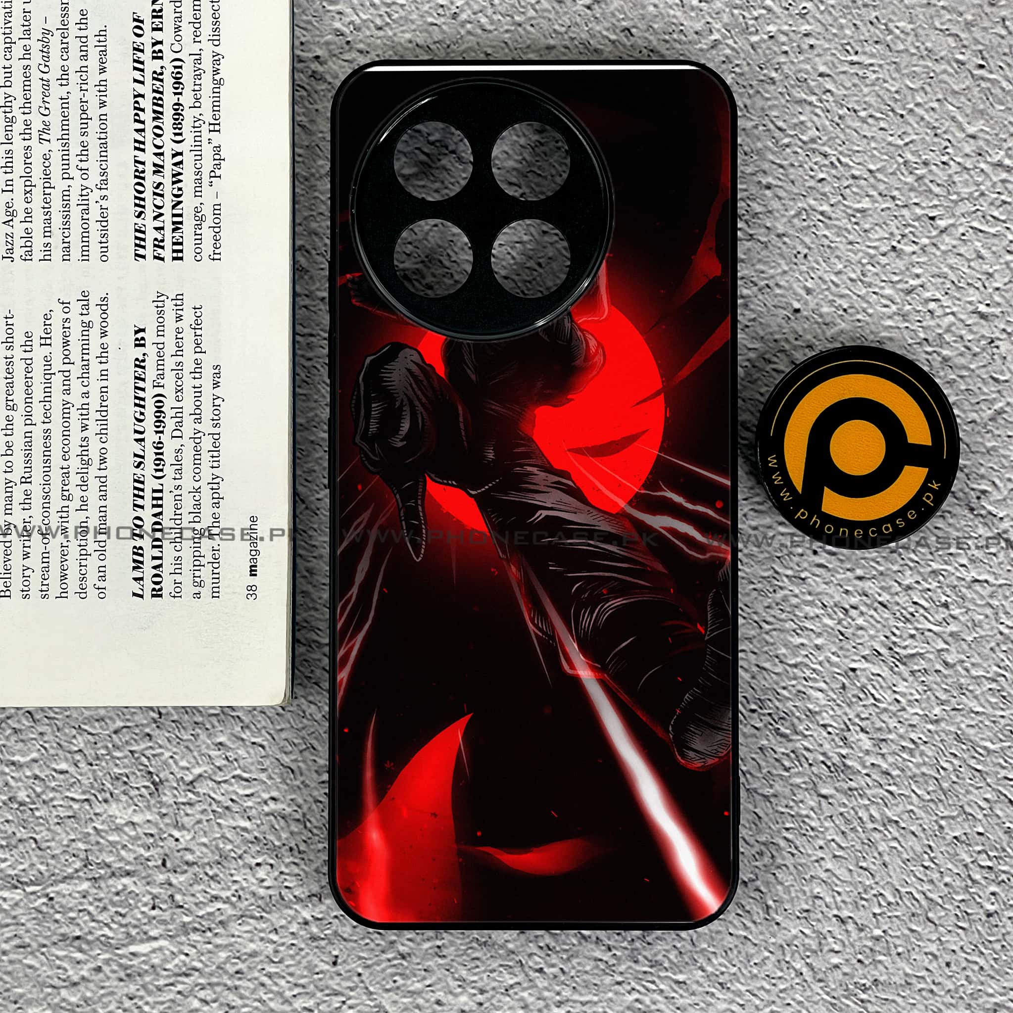 OnePlus 13R - Ninja Series - Premium Printed Glass soft Bumper shock Proof Case