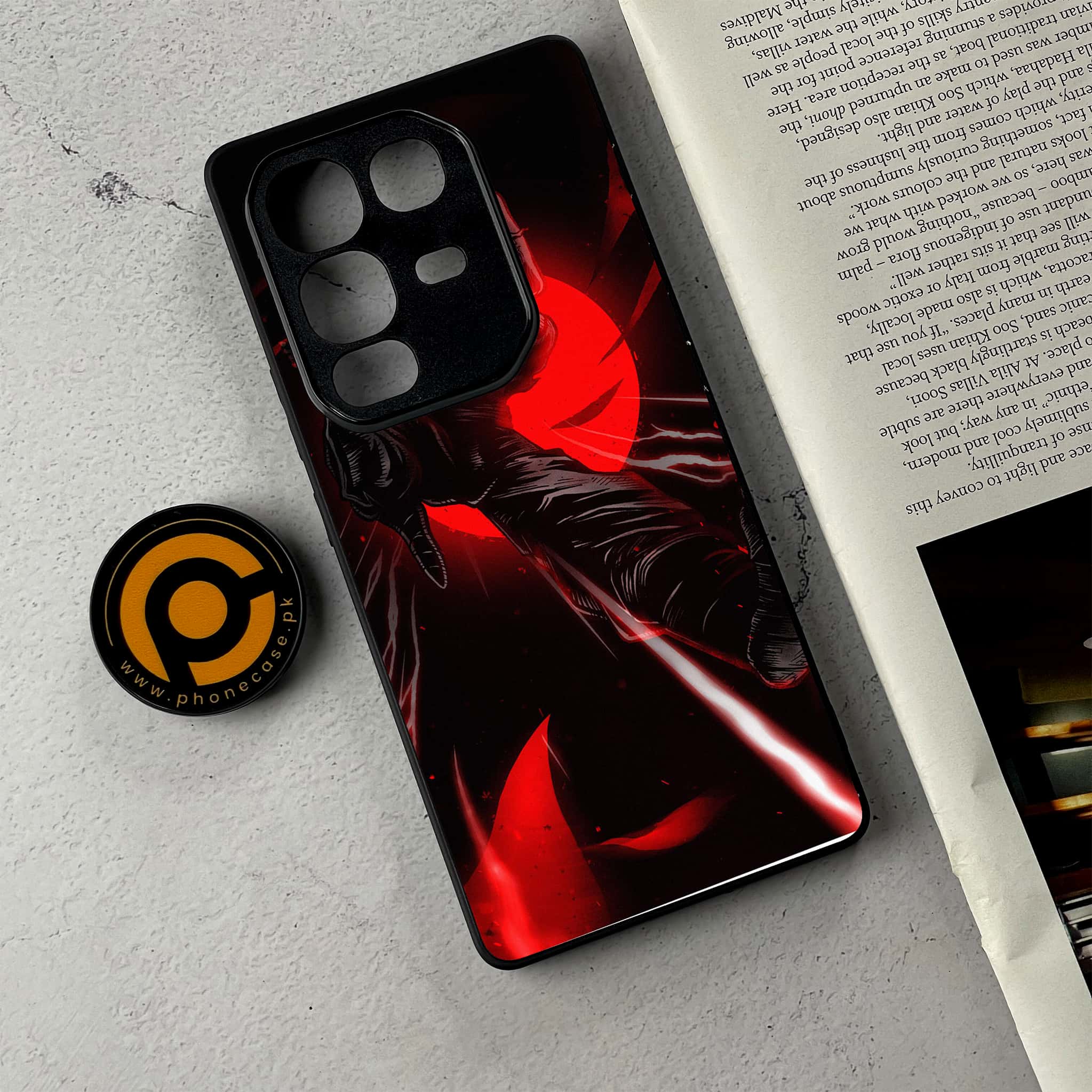 Infinix Note 50 - Ninja Series - Premium Metal Printed Soft Bumper Shockproof Case