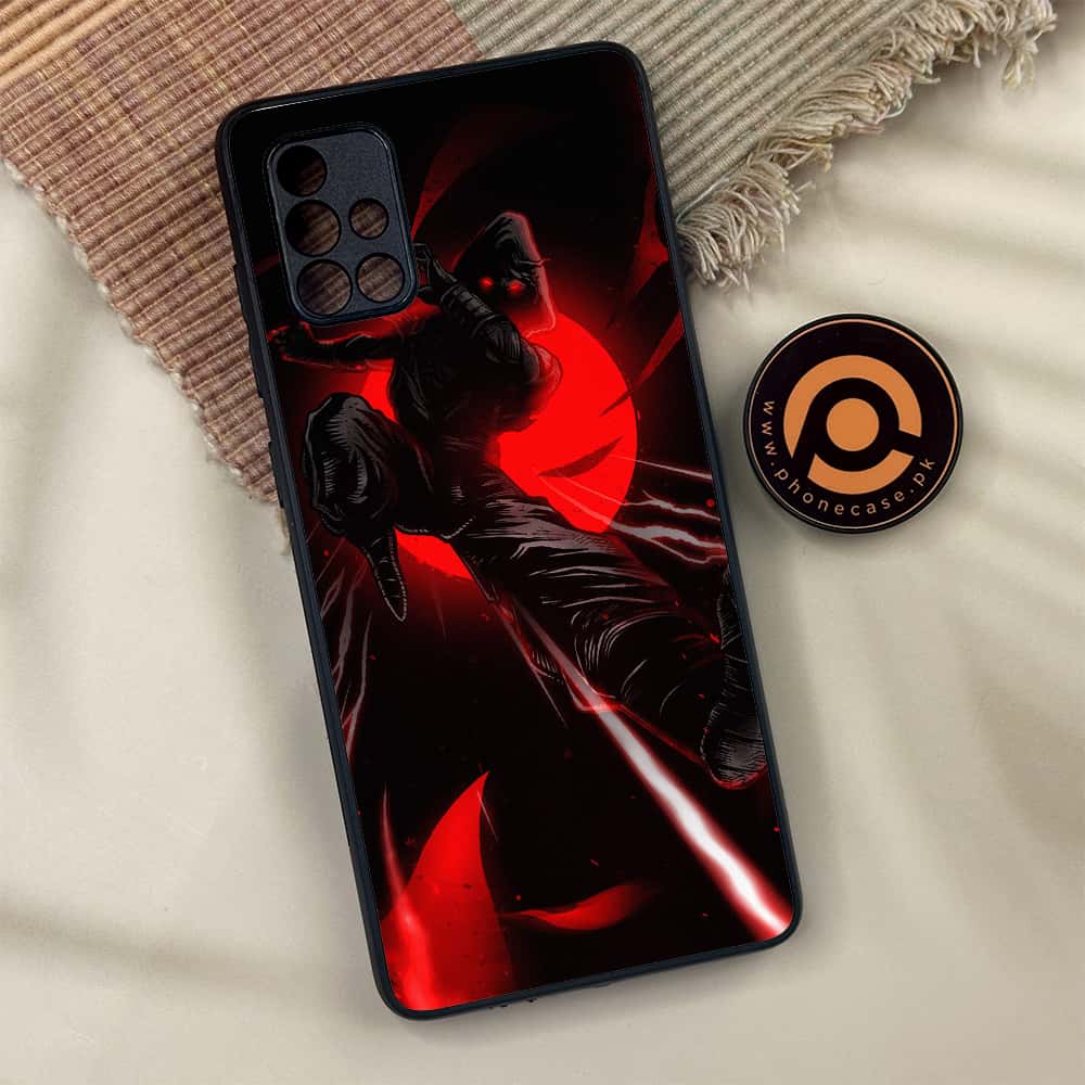 Samsung Galaxy A71 -  Ninja Series - Premium Metal Printed soft Bumper shock Proof Case