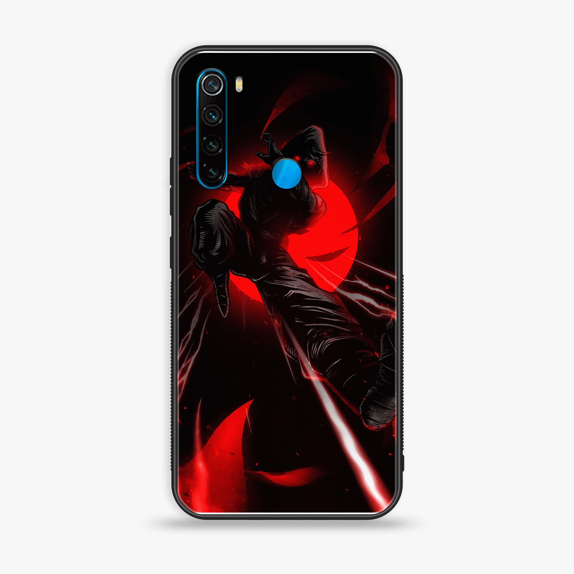 Redmi Note 8 - Ninja Series - Premium Printed Glass soft Bumper shock Proof Case