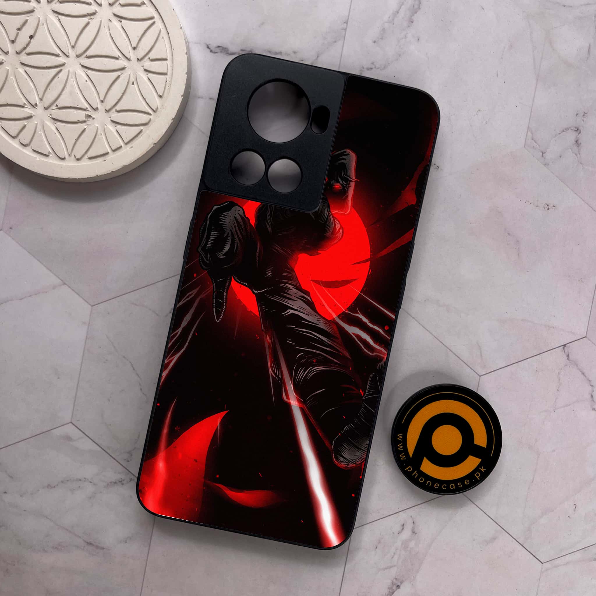 OnePlus 10R - Ninja Series - Premium Metal Printed soft Bumper shock Proof Case